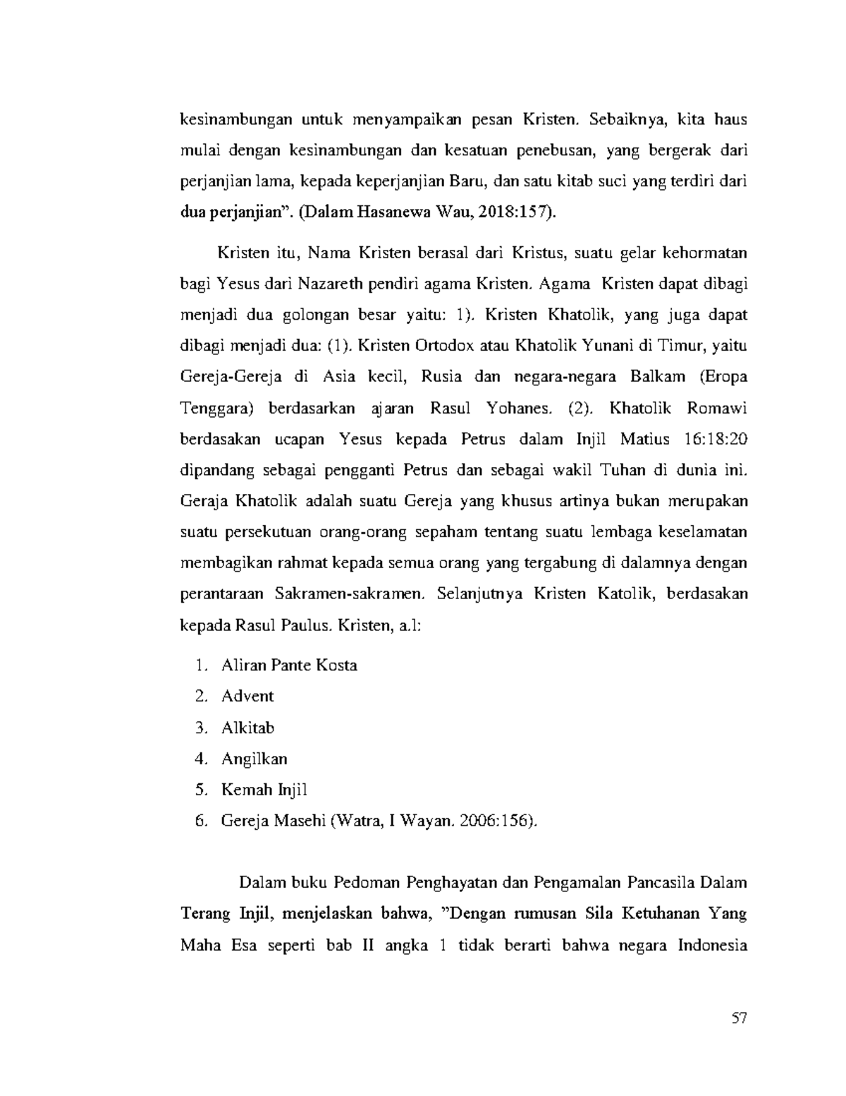 Agama- Agama Dalam Pancasila DI Indonesia-69 - 57 Kesinambungan Untuk ...