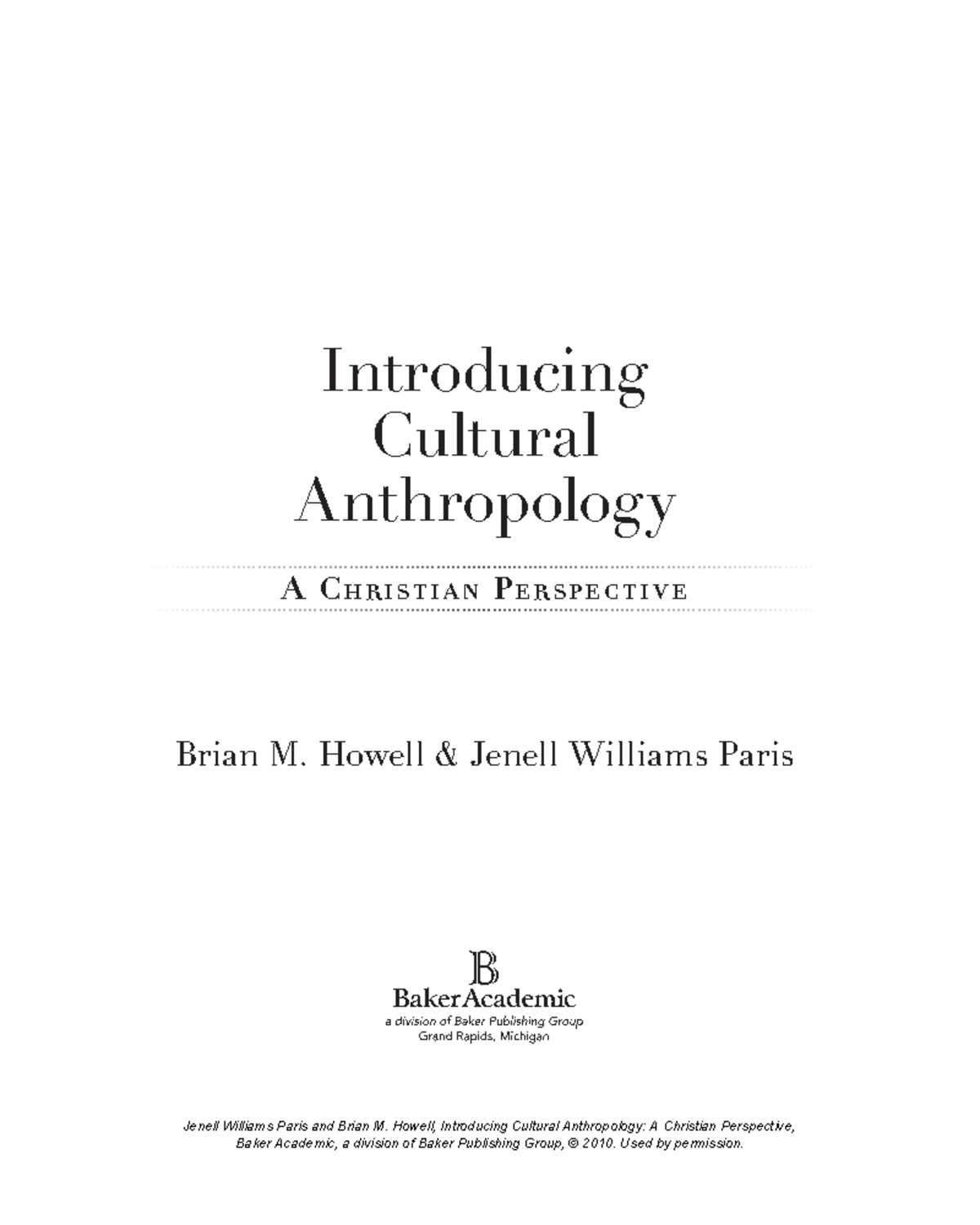 Introduction To Anthropology - Introducing Cultural Anthropology A Ch R ...