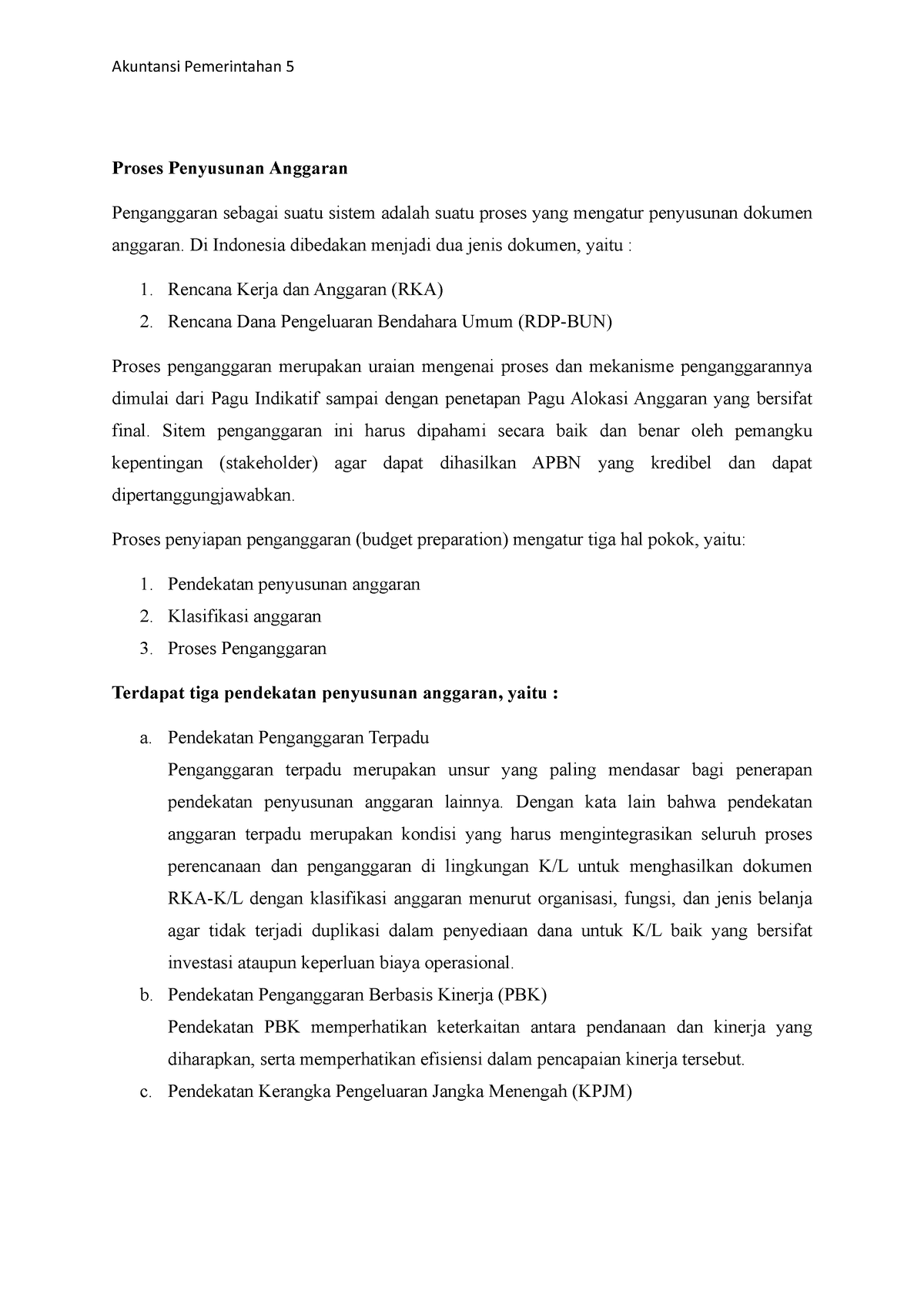 Materi 5 - Akuntansi Pemerintahan - Proses Penyusunan Anggaran ...