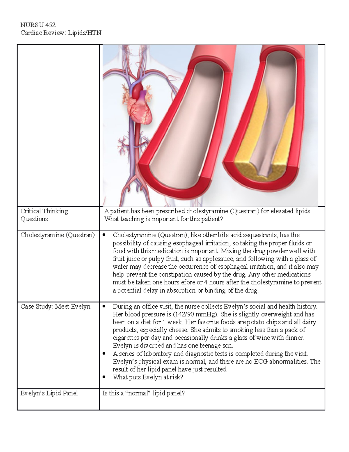 critical thinking questions about lipids