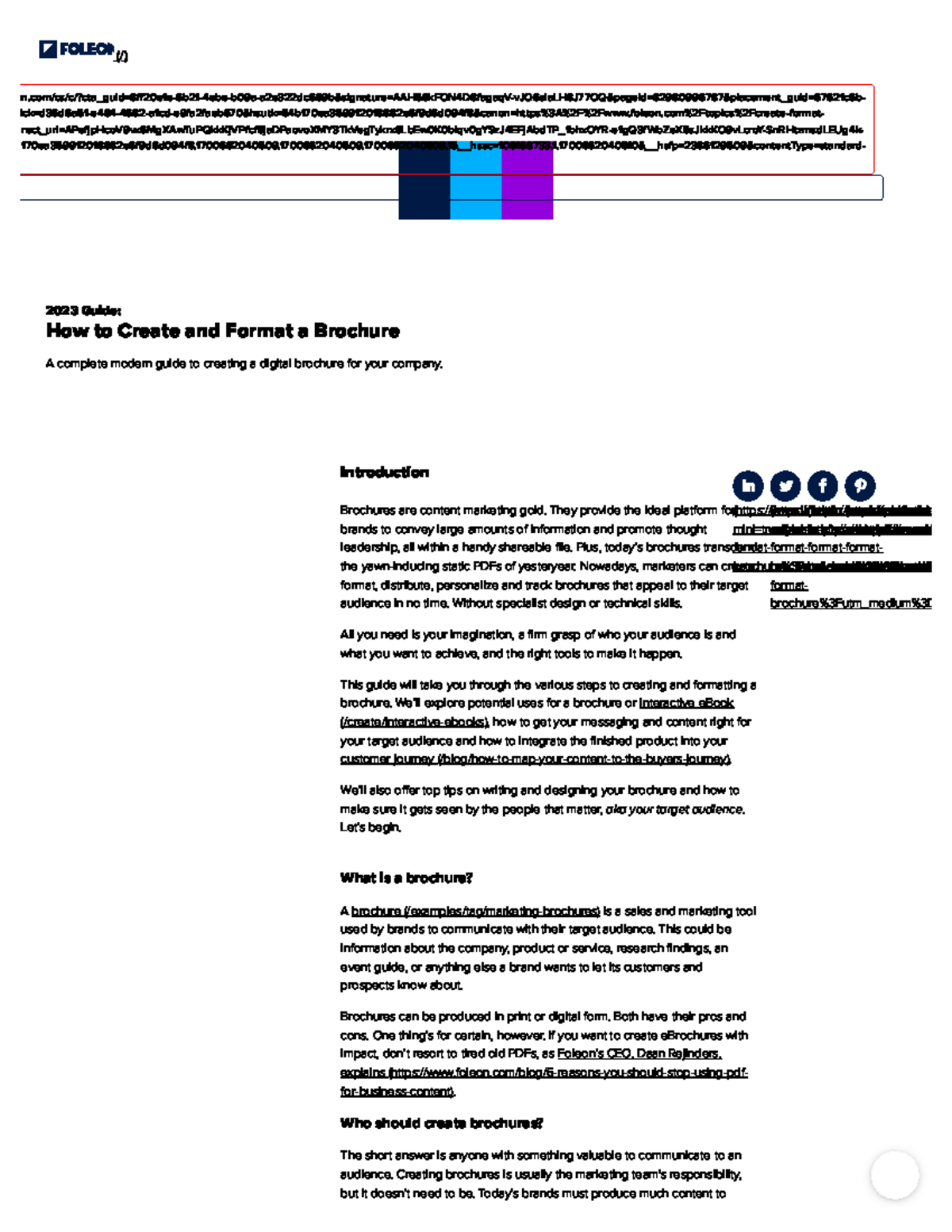 How to Create and Format a Brochure (2023 Guide) - Introduction ...