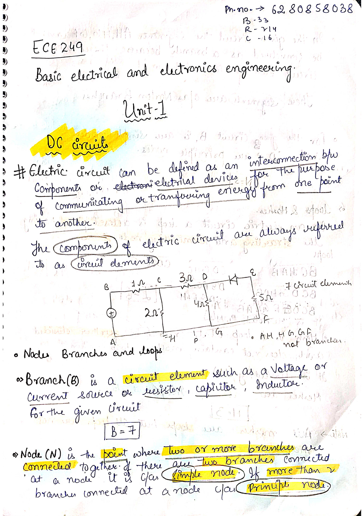 ECE Chapter 1 - Electronics And Communication - Studocu