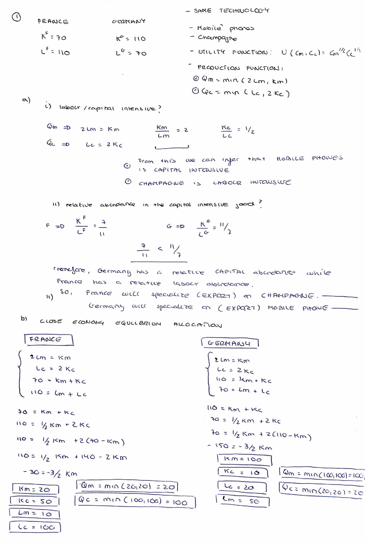 Problem Set 2 (Part B) - Comercio Internacional - Studocu