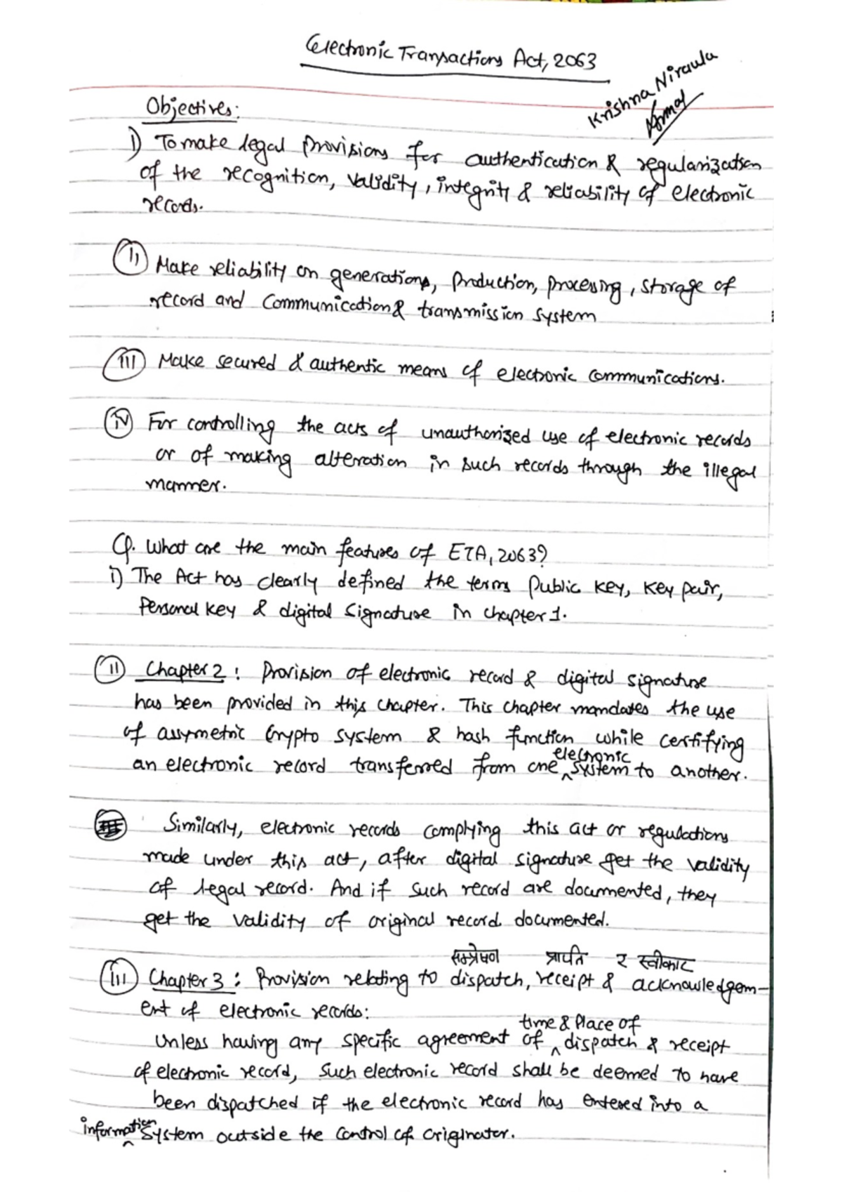 Electronic Transaction Act - Environmental Economics - Studocu