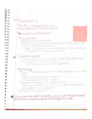 Chapter 4 Economics Notes - ECON 1301 - Studocu