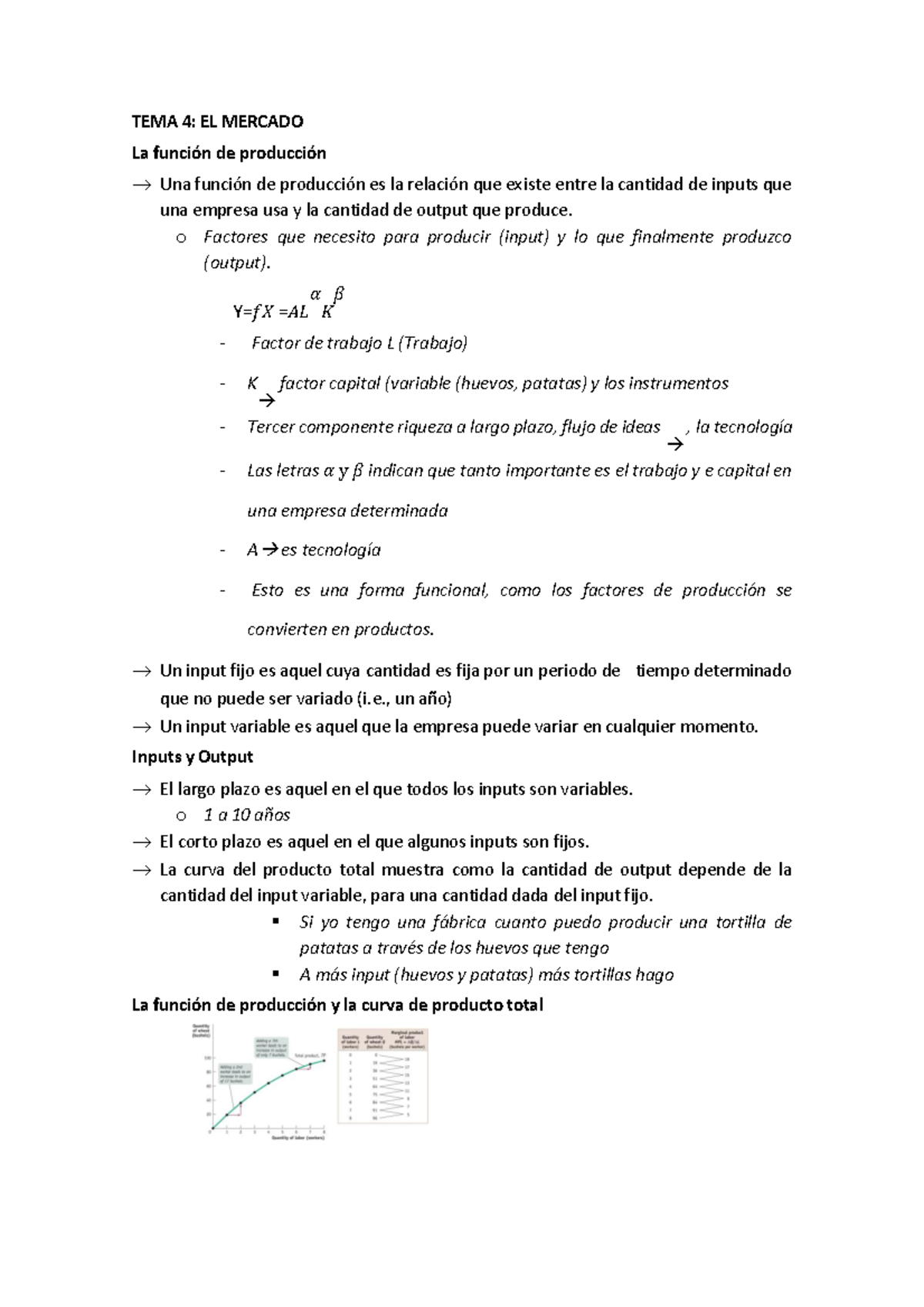 INTRODUCCIÓN A LA ECONOMÍA TEMA 4 EL MERCADO - TEMA 4: EL MERCADO La De ...