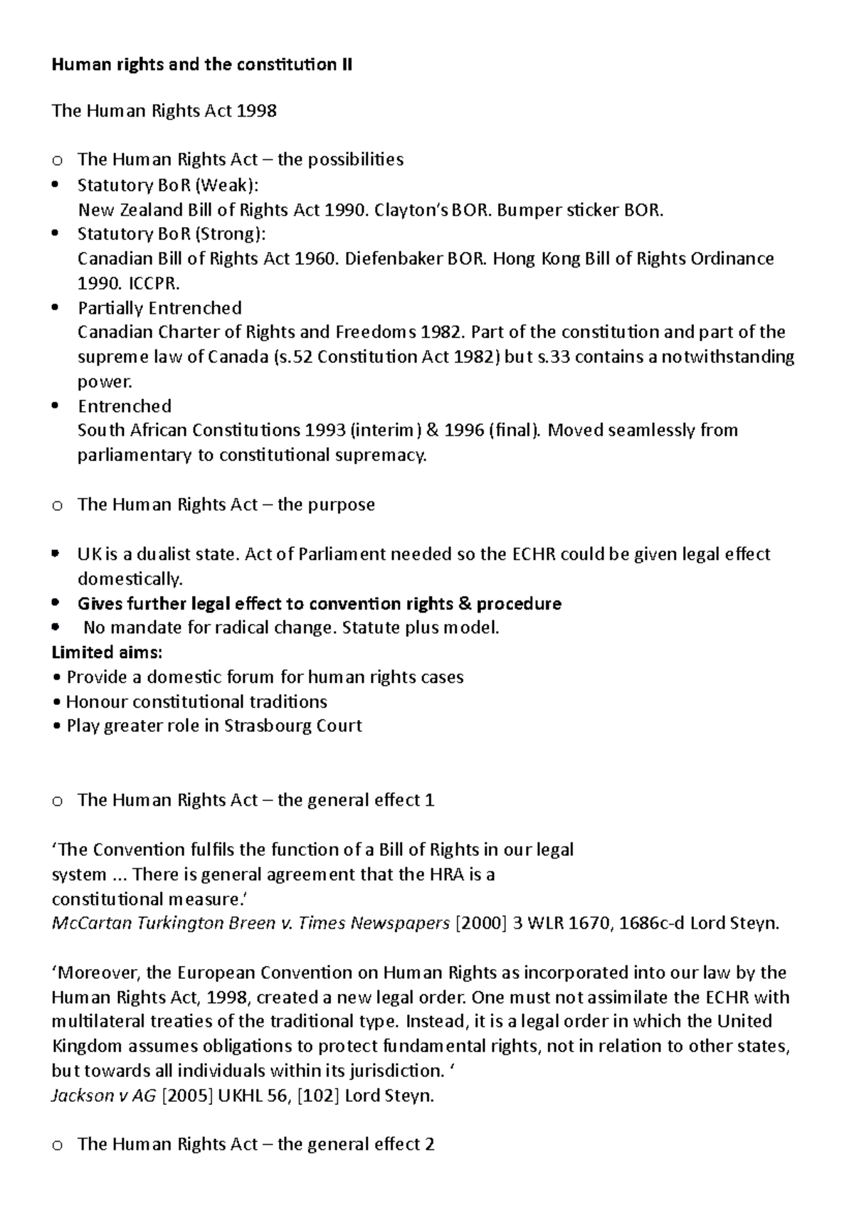 Human Rights And The Constitution Ii Week 16 Human Rights And The Human Rights And The Constitution Ii Week 16 Human Rights And The