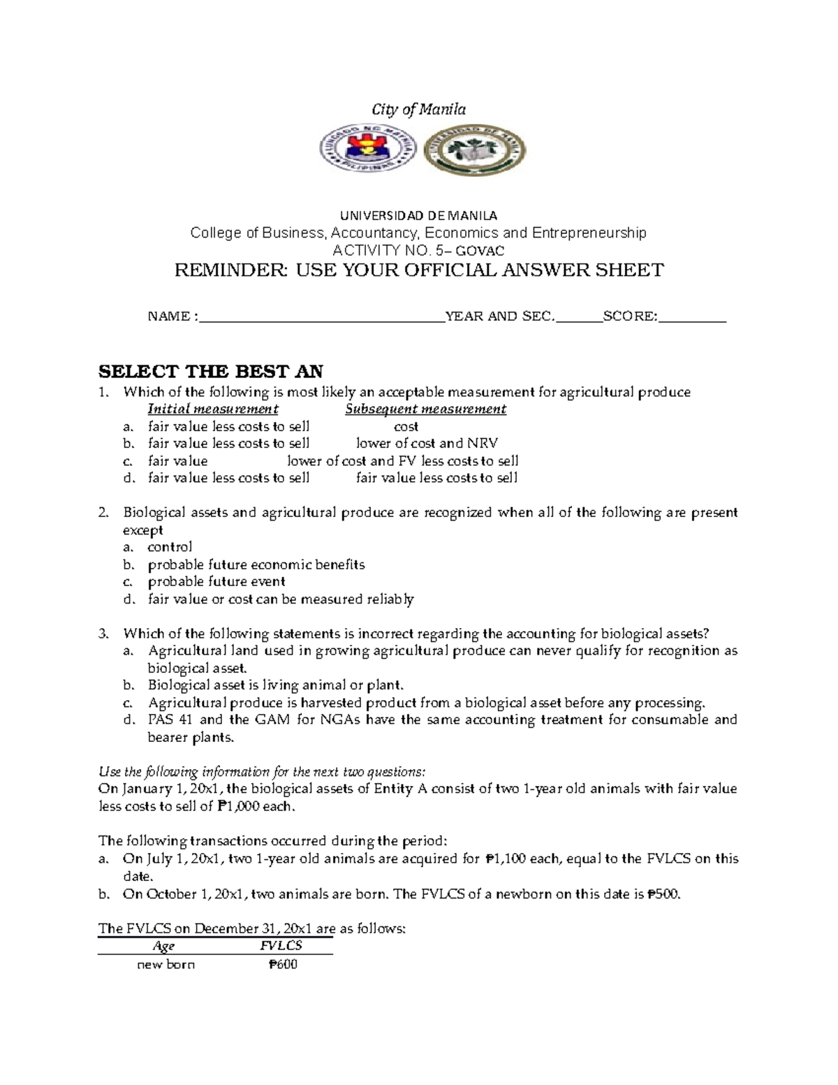 Public Accounting and budgeting 12345 Administration UdM Studocu