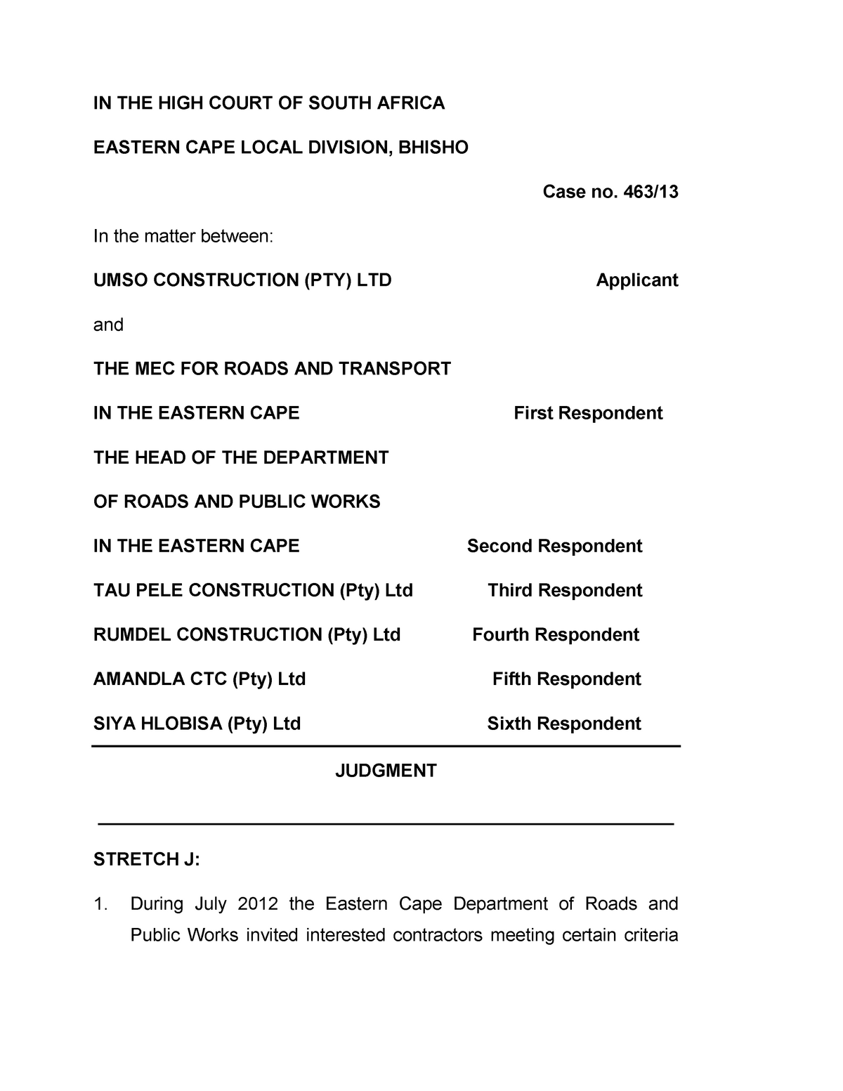 Kidnapping Case Law In South Africa