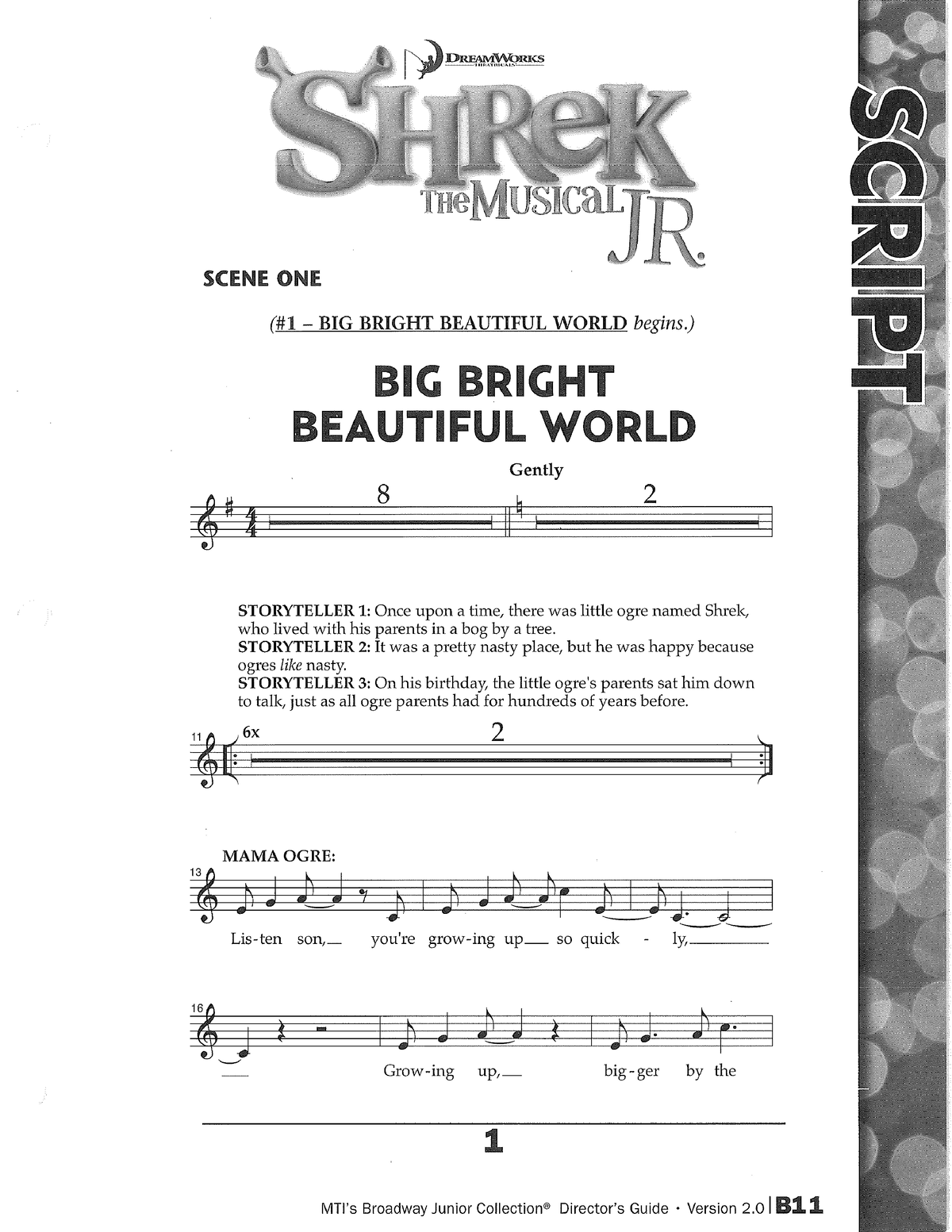 Shrek the musical junior script - DST4101 - Studocu