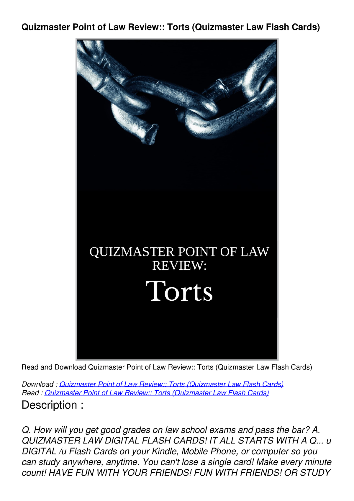 [PDF READ ONLINE] Quizmaster Property Law Digital Flash Cards ...