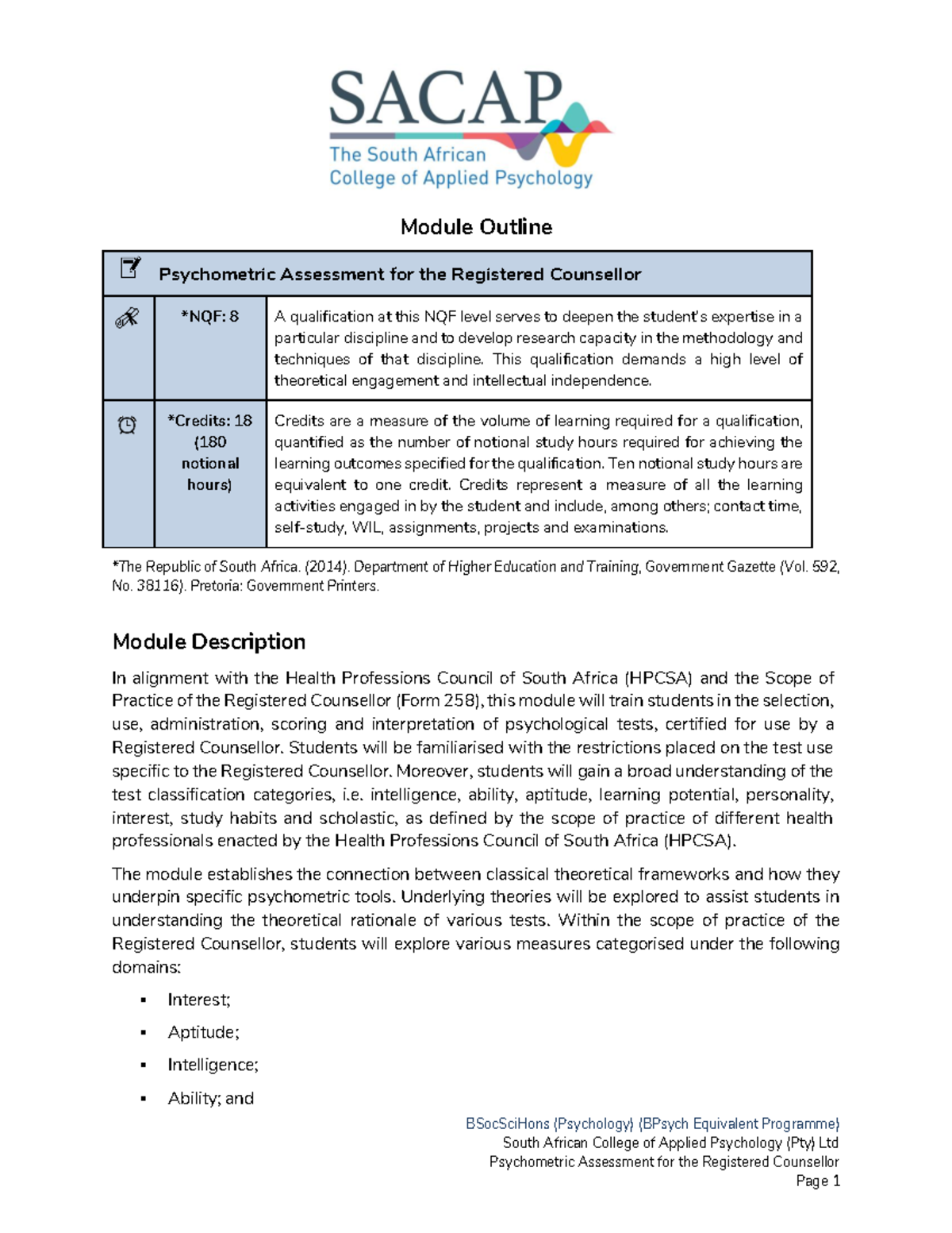 The predictive validity of the general scholastic aptitude test (GSAT) for  first year students in information technology