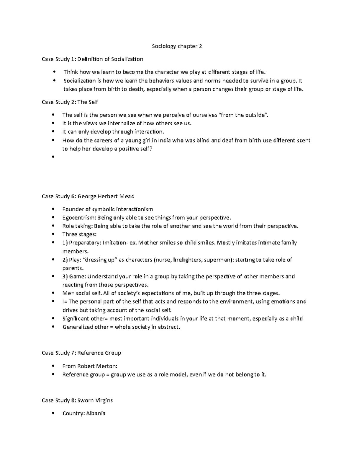 chapter 2 case study answers