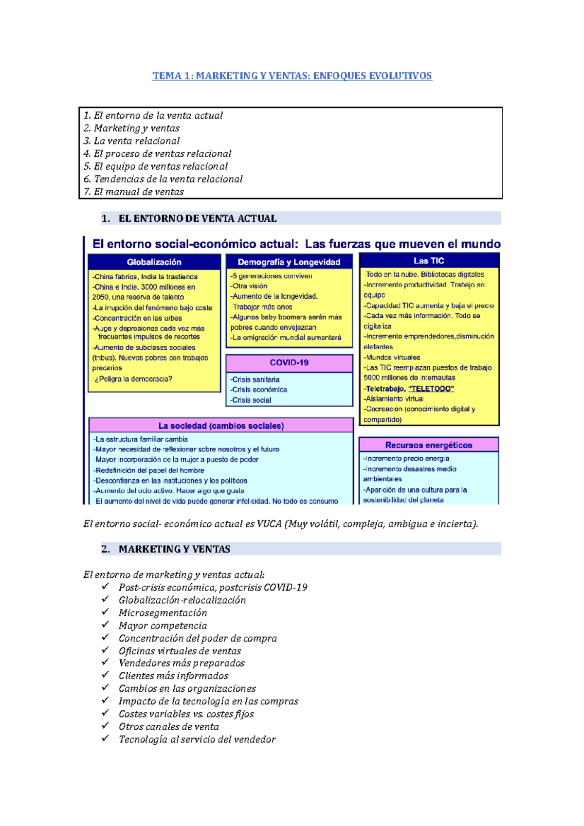 TEMA 1 - apuntes de diapositivas de técnicas de venta - TEMA 1 ...