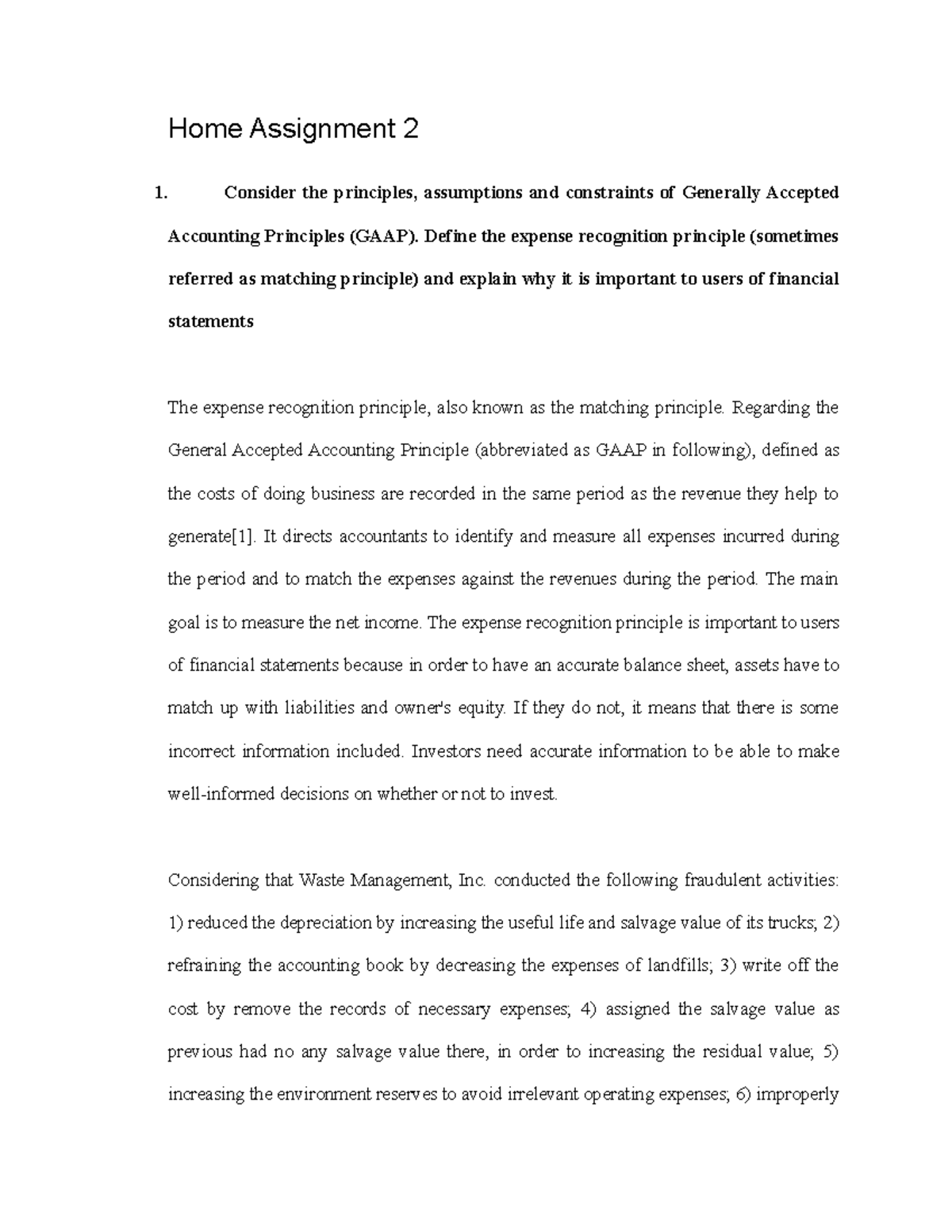 Home Assaignment 2 - Tasks - Home Assignment 2 Consider the principles ...