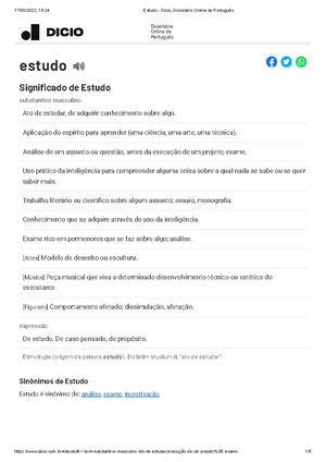 Escola - Dicio, Dicionário Online de Português