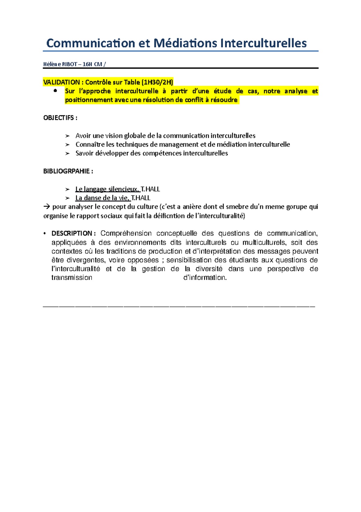 Communication Et Médiations Interculturelles - Communication Et ...