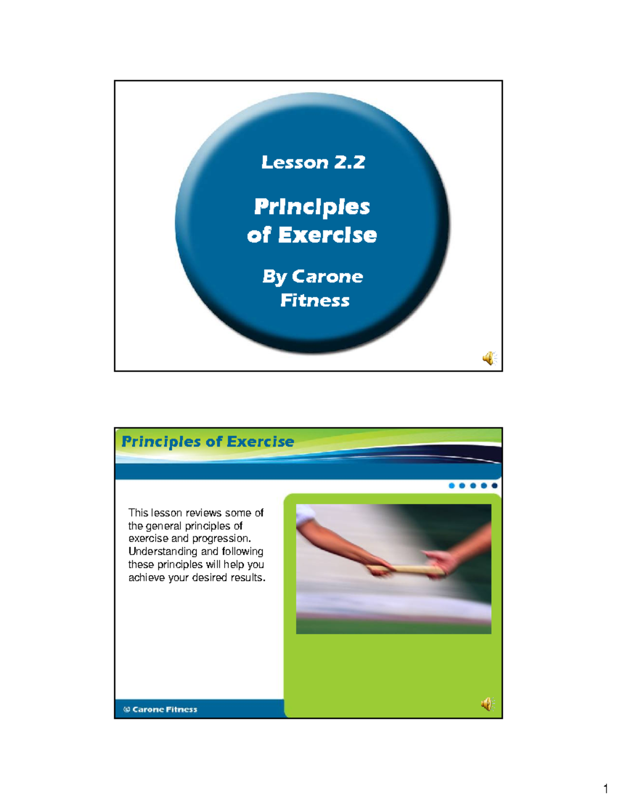 2 2principlesofexercise - - Studocu