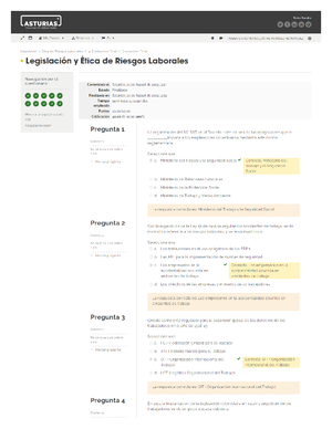 Evaluaciones Legislacion Y Etica Riesgos Laborales - Comenzado El ...