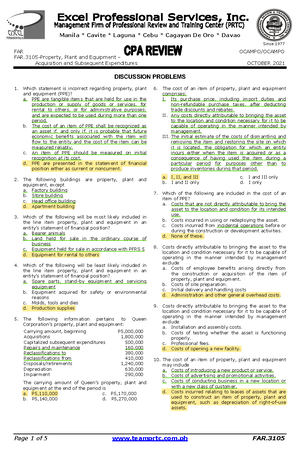 FAR - Acctg notes - Manila * Cavite * Laguna * Cebu * Cagayan De Oro ...