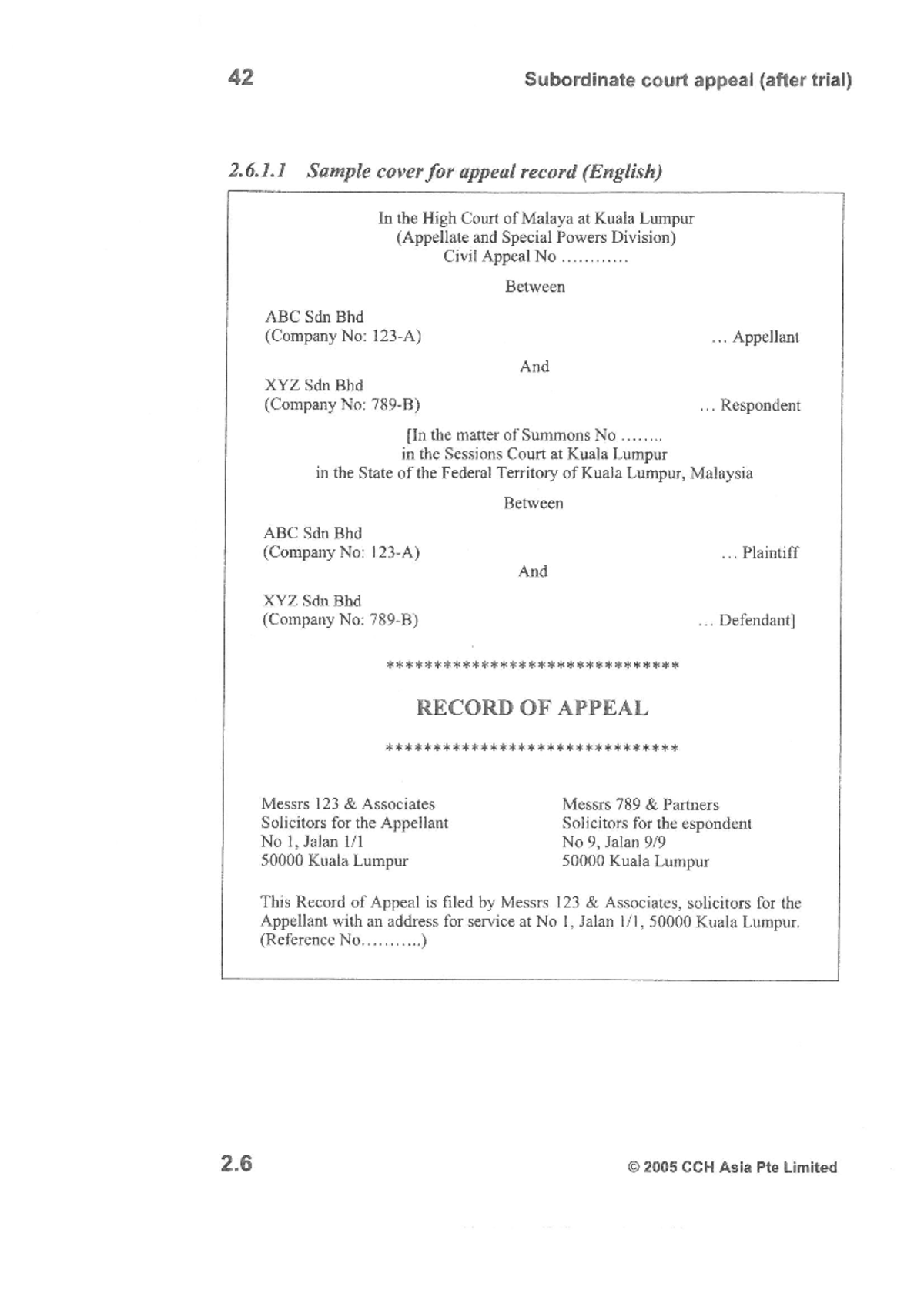 Cover Page (sample) Mooting Studocu