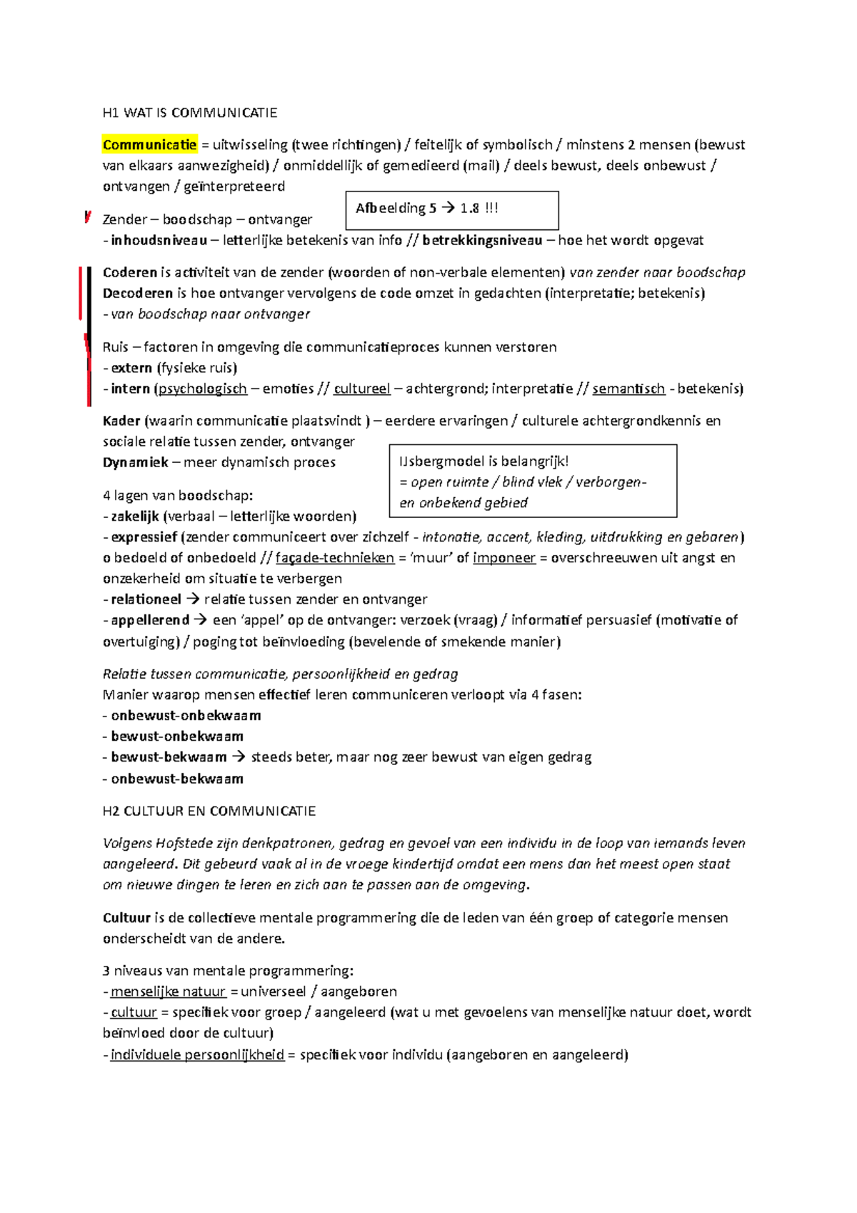 Effectief Communiceren - H1 WAT IS COMMUNICATIE Communicatie ...