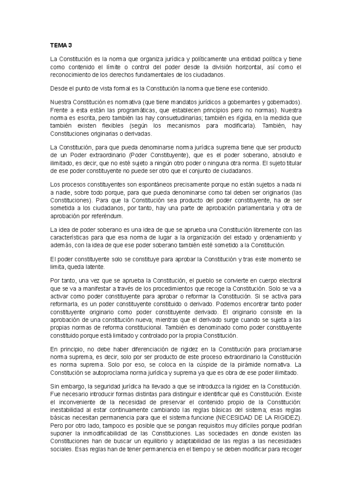 Apuntes, lecciones 3 - Profesor Fernando Rios Rull - TEMA 3 La es la ...