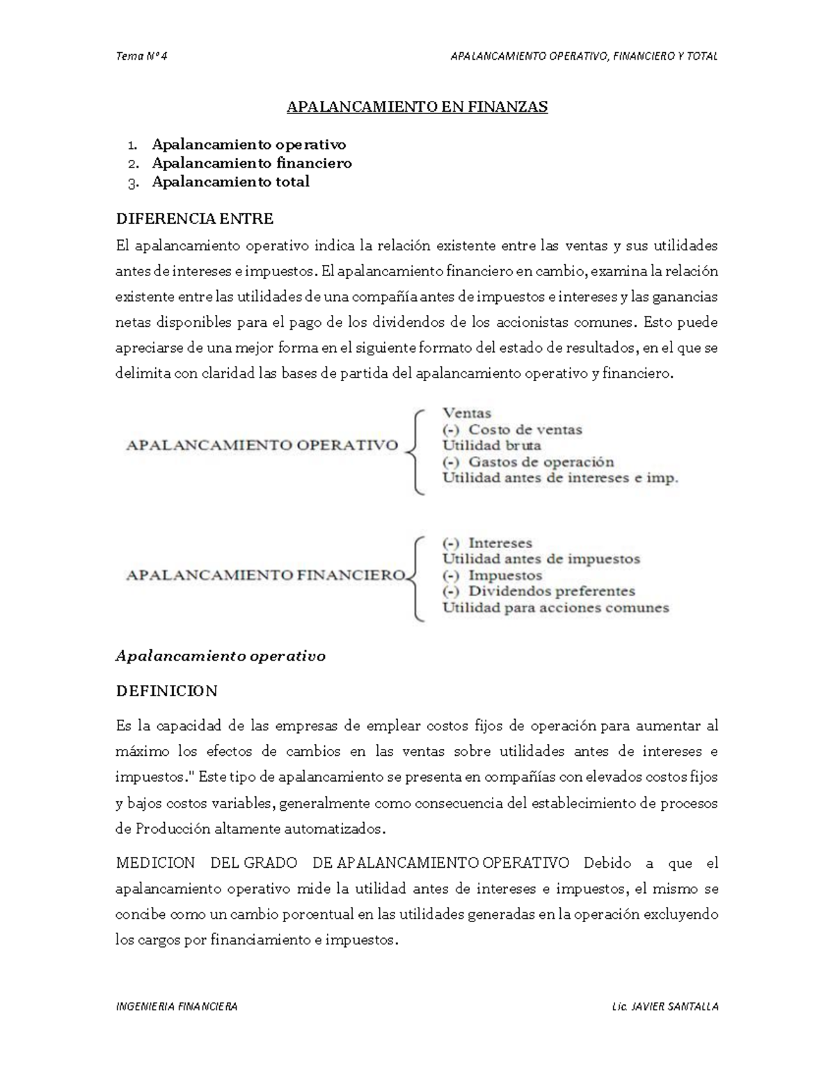 Apalancamientos PDF - Apalancamiento financiero de las empresas ...