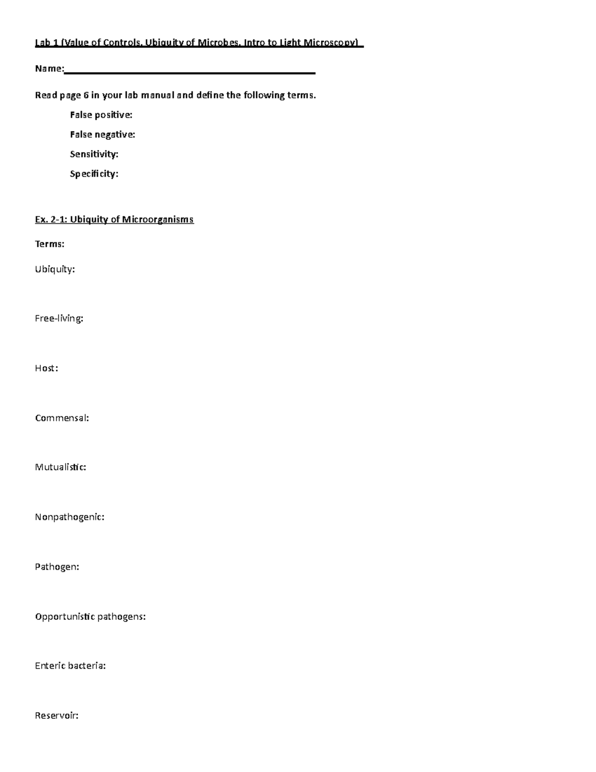 Lab%2B1%2BHW%2B%2526%2BHandout - Name:_ _______________ Read page 6 in ...