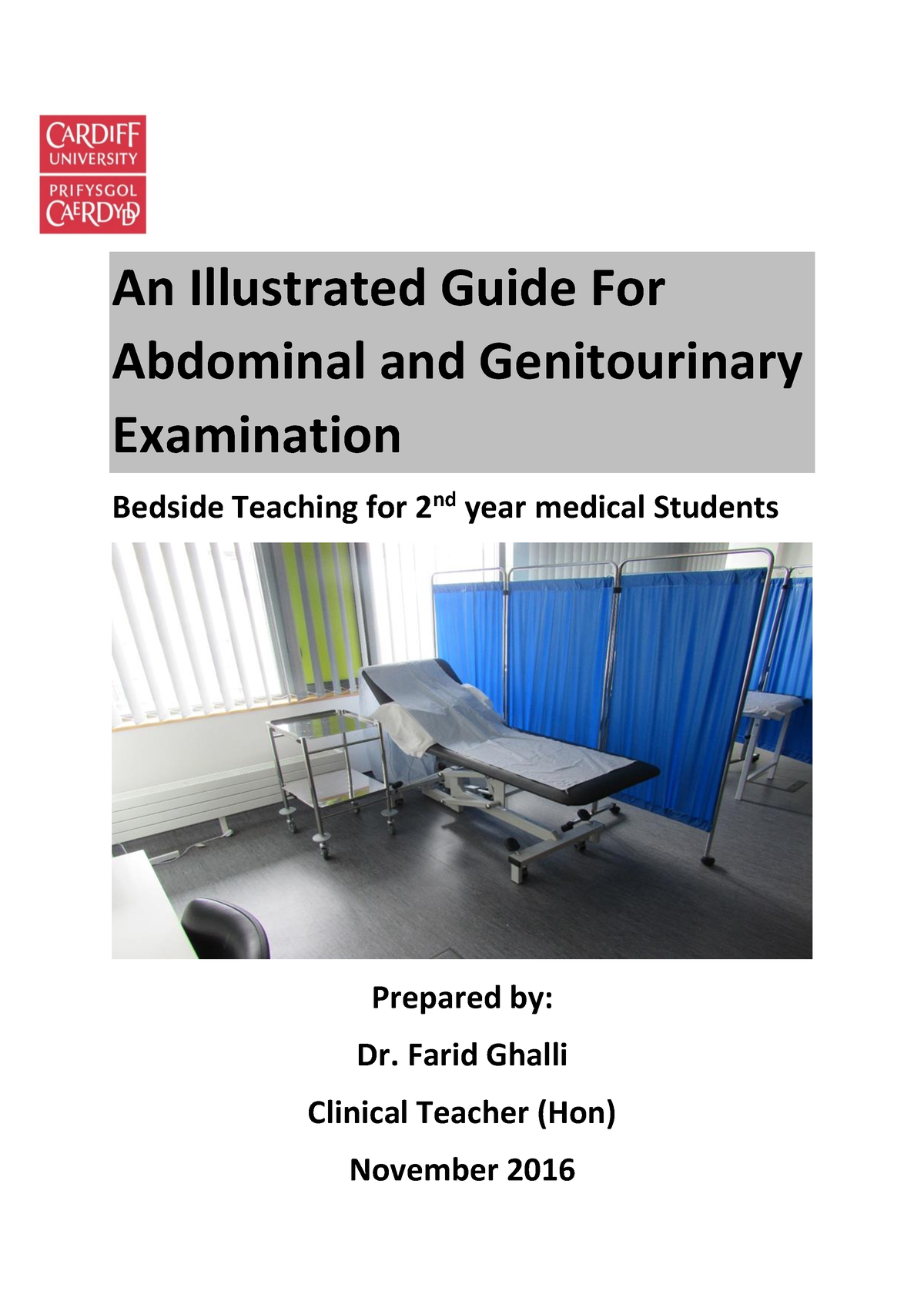 Abdominal And Genitourinary Examination - An Illustrated Guide For ...