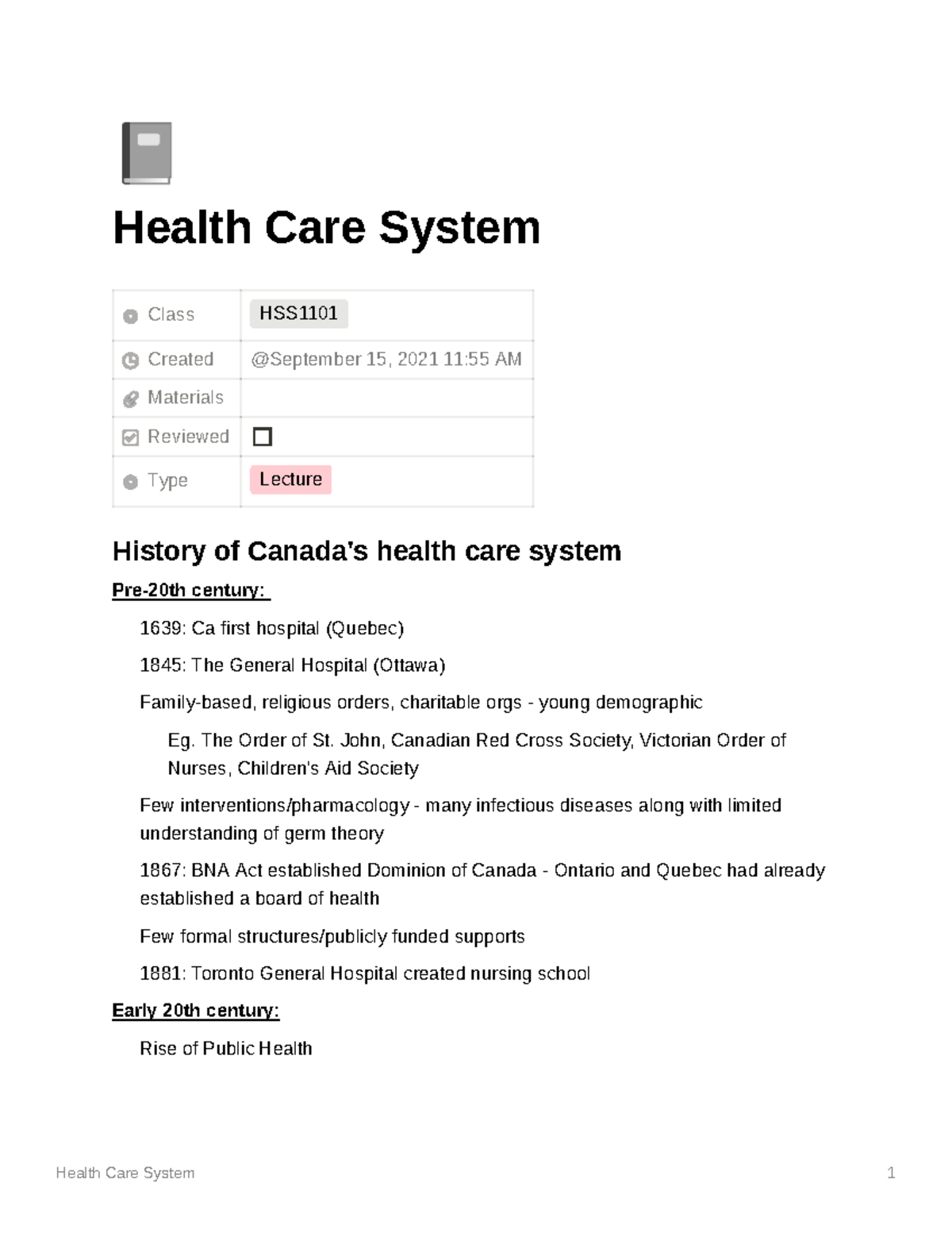 The Canadian Health Care System and Physical Fitness - 📓 Health Care ...