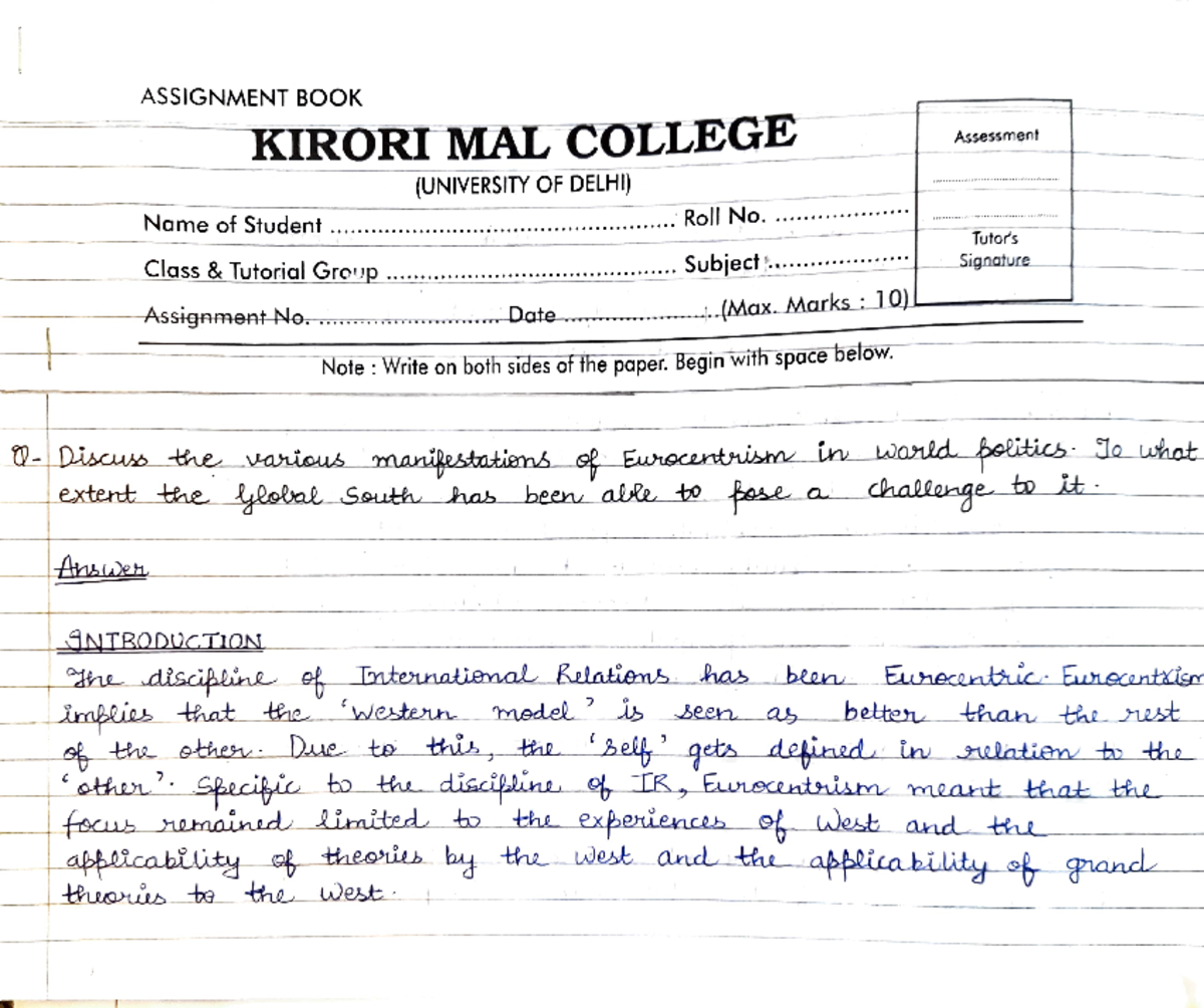 Adobe Scan 12 Dec 2022 - Assignment - ASSIGNMENT BOOK KIRORI MAL ...