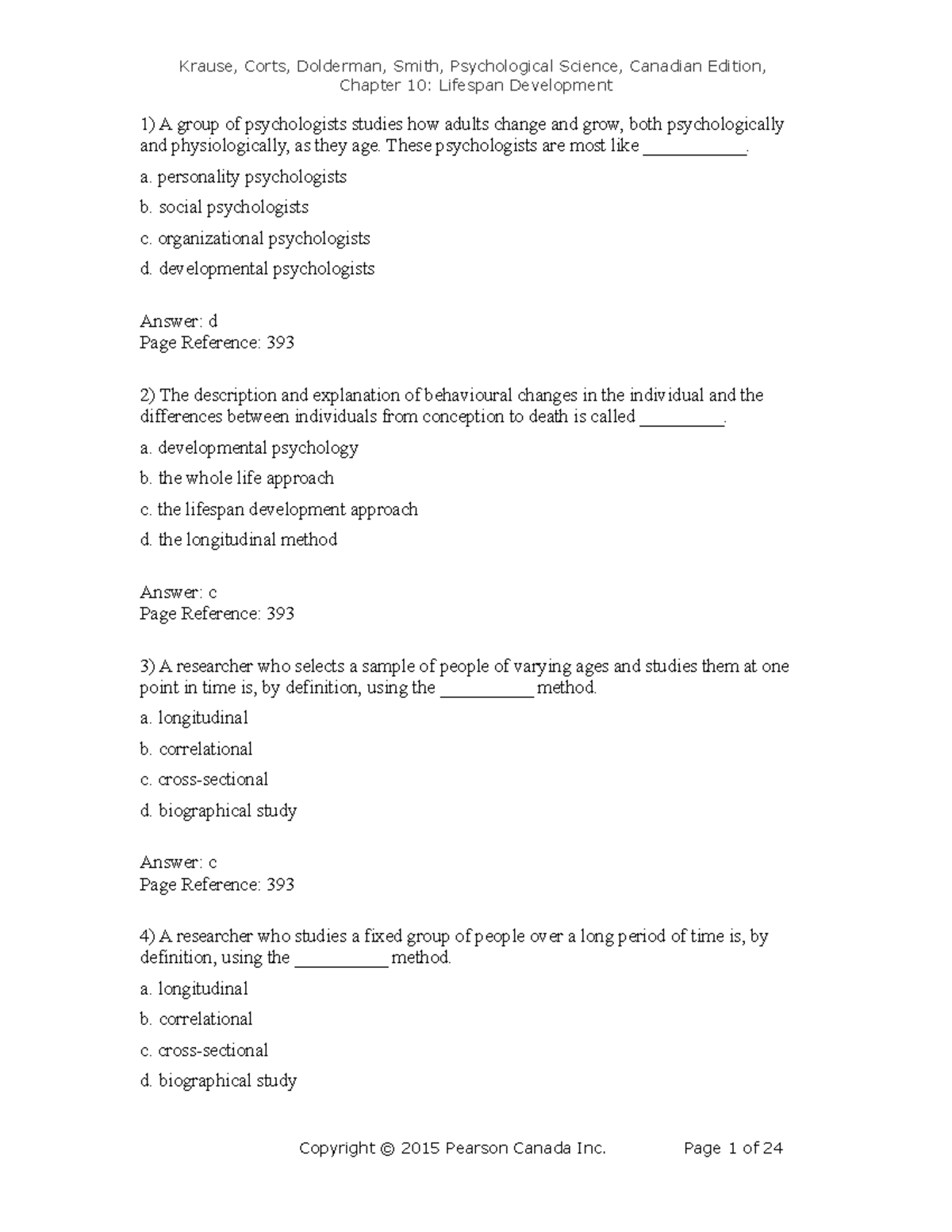 Multiple choice Questions - StuDocu