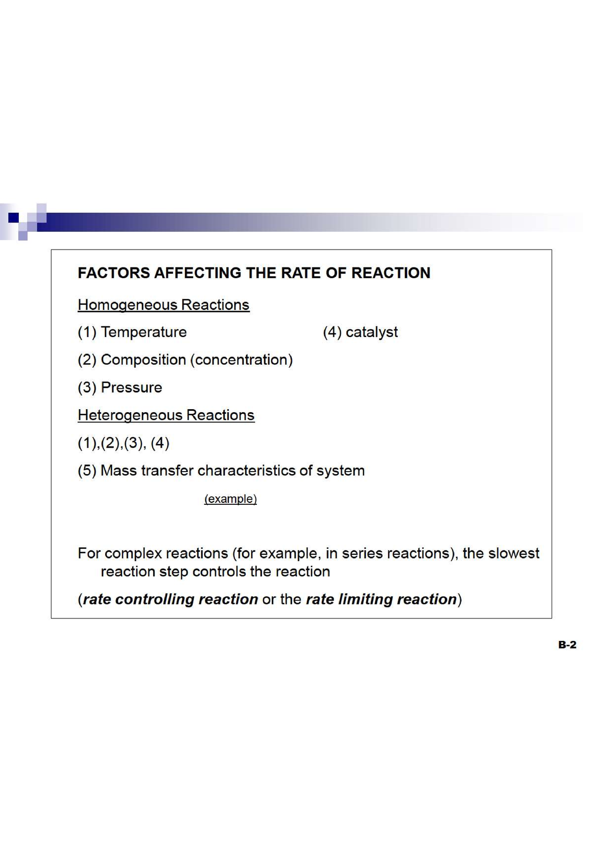 Rate Law - Rate Law - Chemical Engineering - Studocu