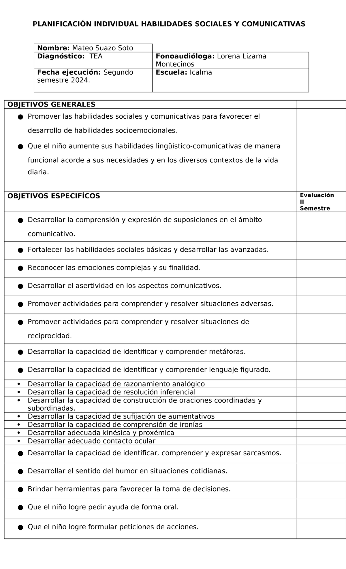 PEIF TEA Habilidades Sociales Y Comunicativas TOMO 1 - PLANIFICACIÓN ...