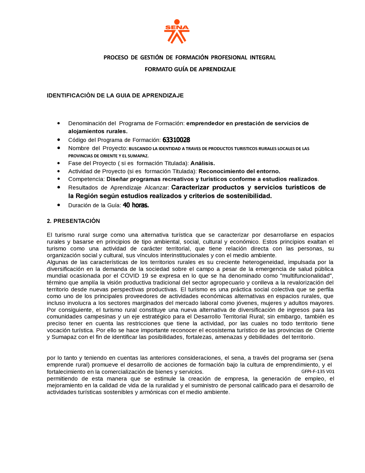 GFPI-F-135 Guia De Aprendizaje Analisis 2021 - PROCESO DE GESTIÓN DE ...