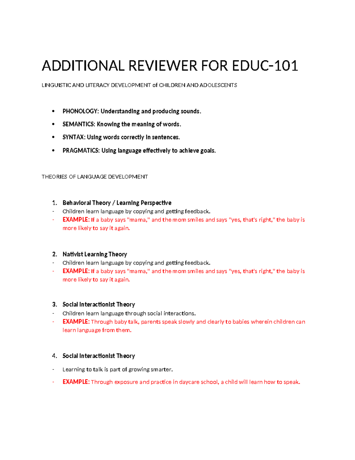 Additional Reviewer FOR EDUC - ADDITIONAL REVIEWER FOR EDUC- LINGUISTIC ...