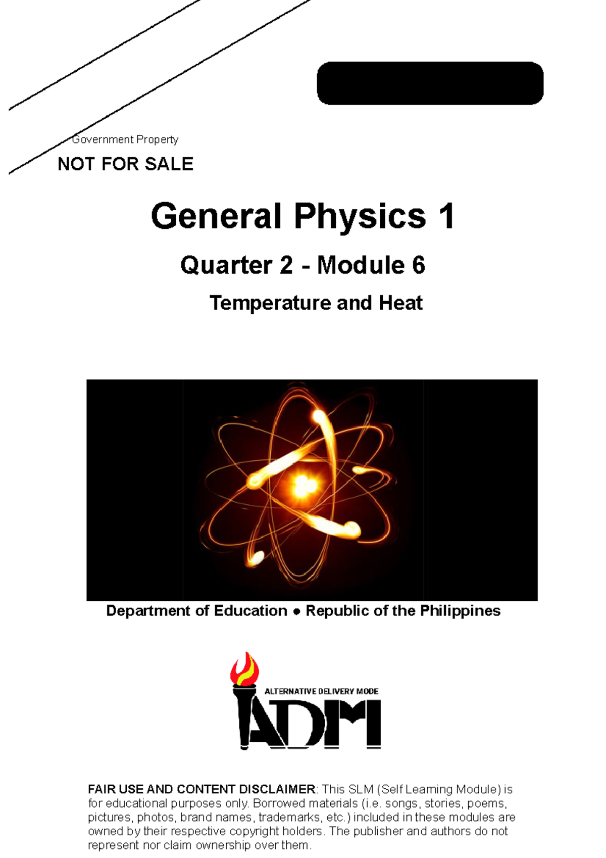 General Physics 1 12 Q2 Mod6 Temperatureand Heat Ver4 Week-6 LC49-50-51 ...