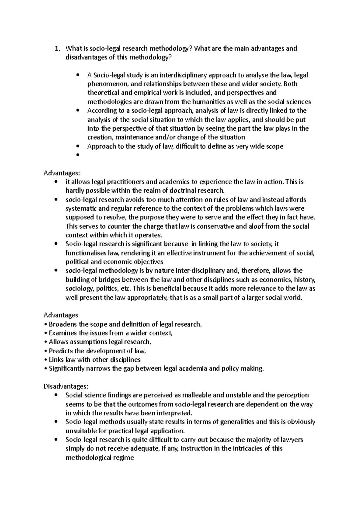 Socio Legal Research Topics For Llm