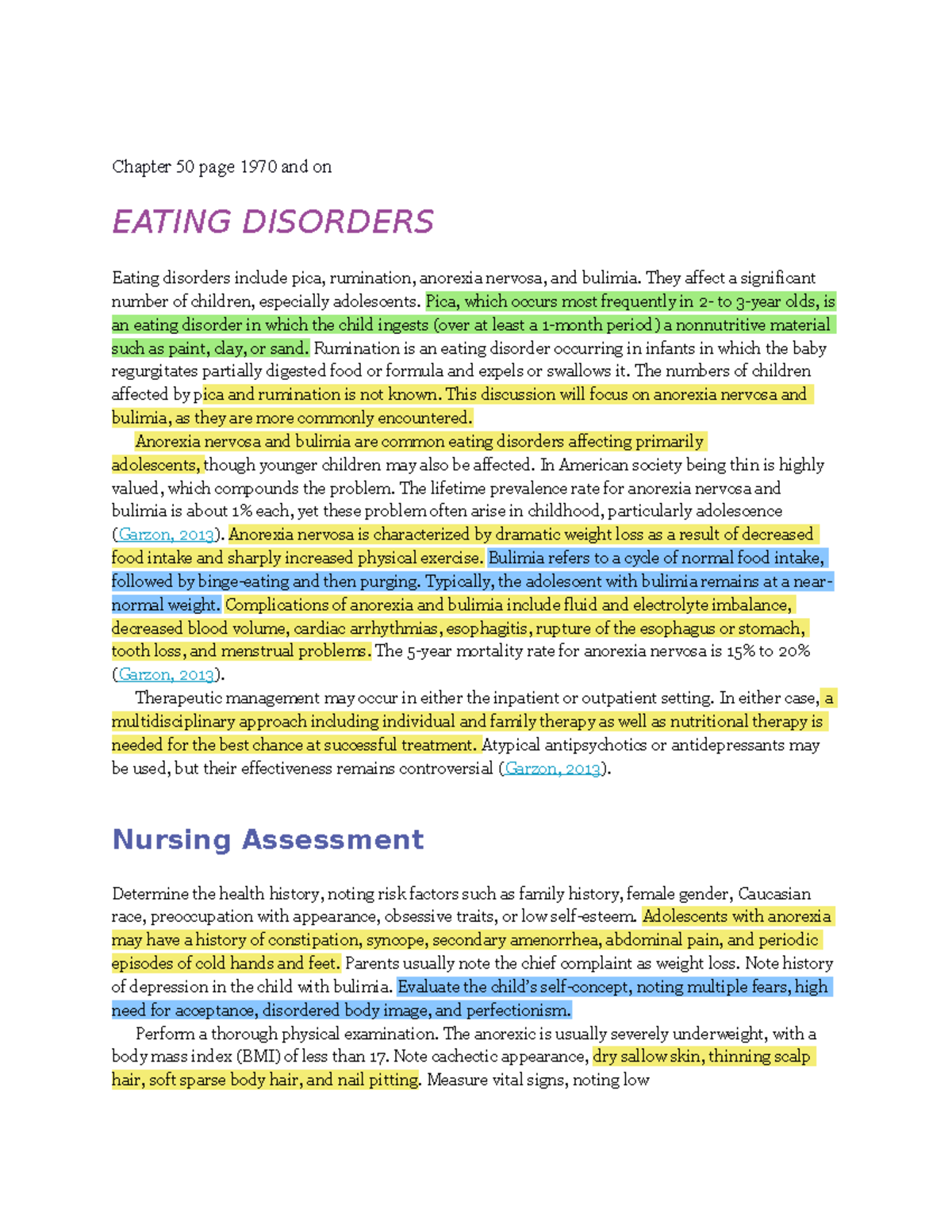 Chapter 50 topics Maternity and Pediatric Nursing Chapter 50 page
