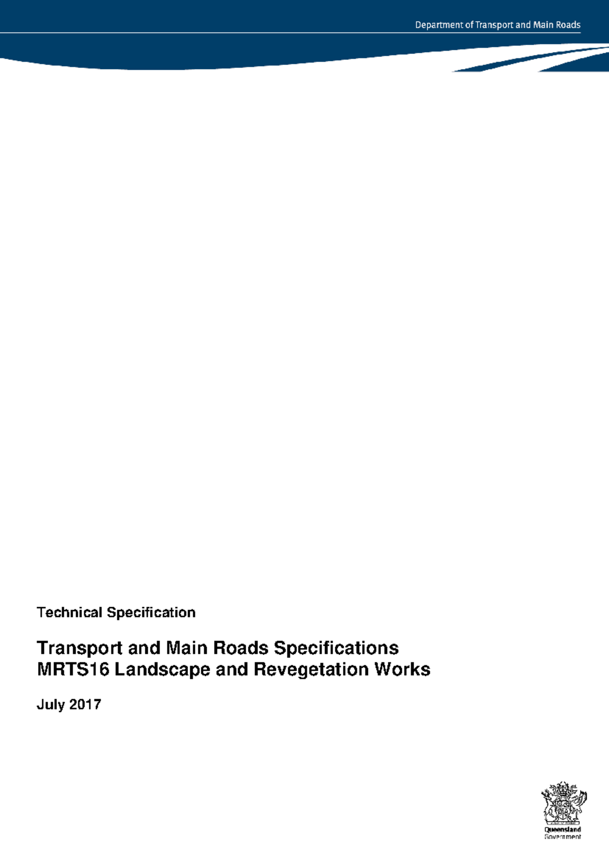 6 28 MRTS16 - BBBBBBB - Technical Specification Transport and Main ...
