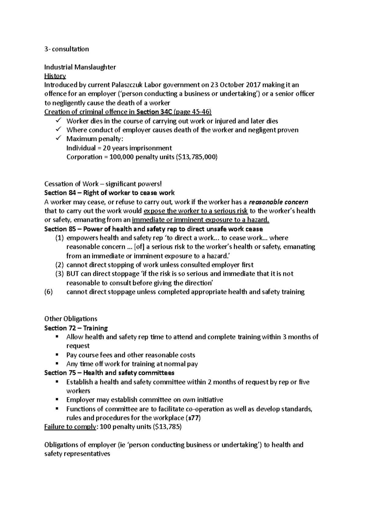 Lecture 3 WHS - work and employability - 1004GIR - Griffith - Studocu