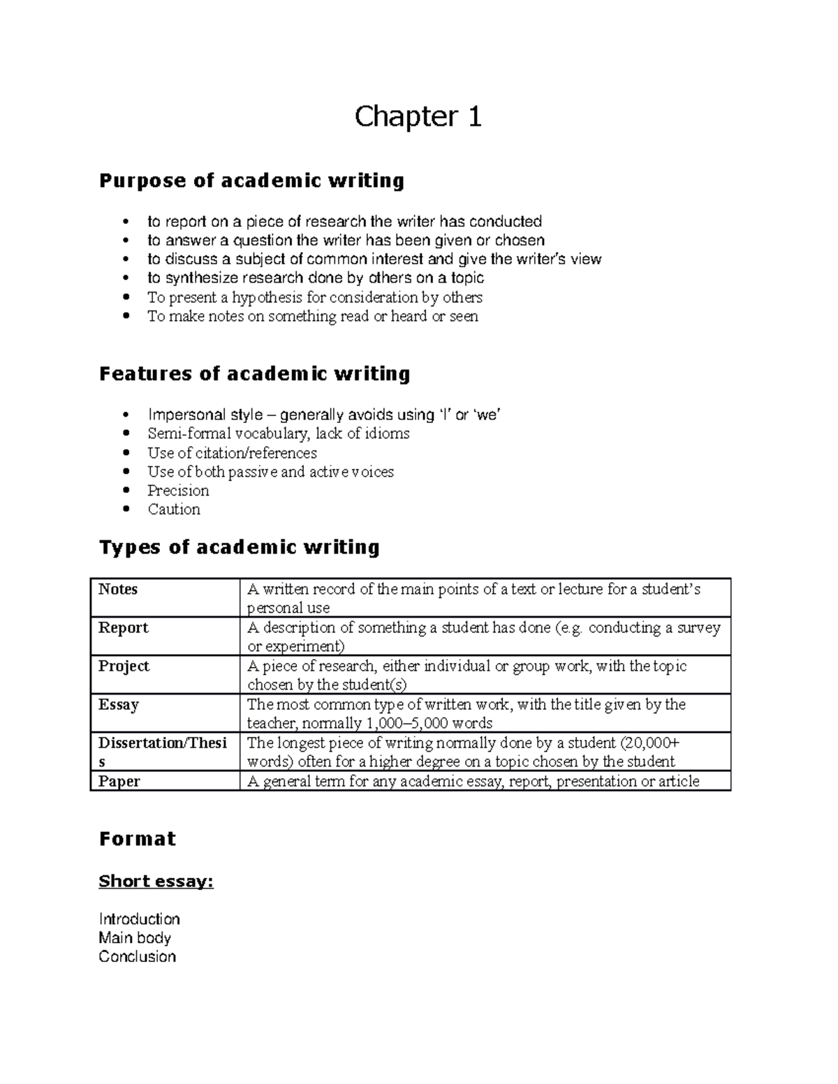 midterm-test-academic-writing-purpose-of-academic-writing-to-report