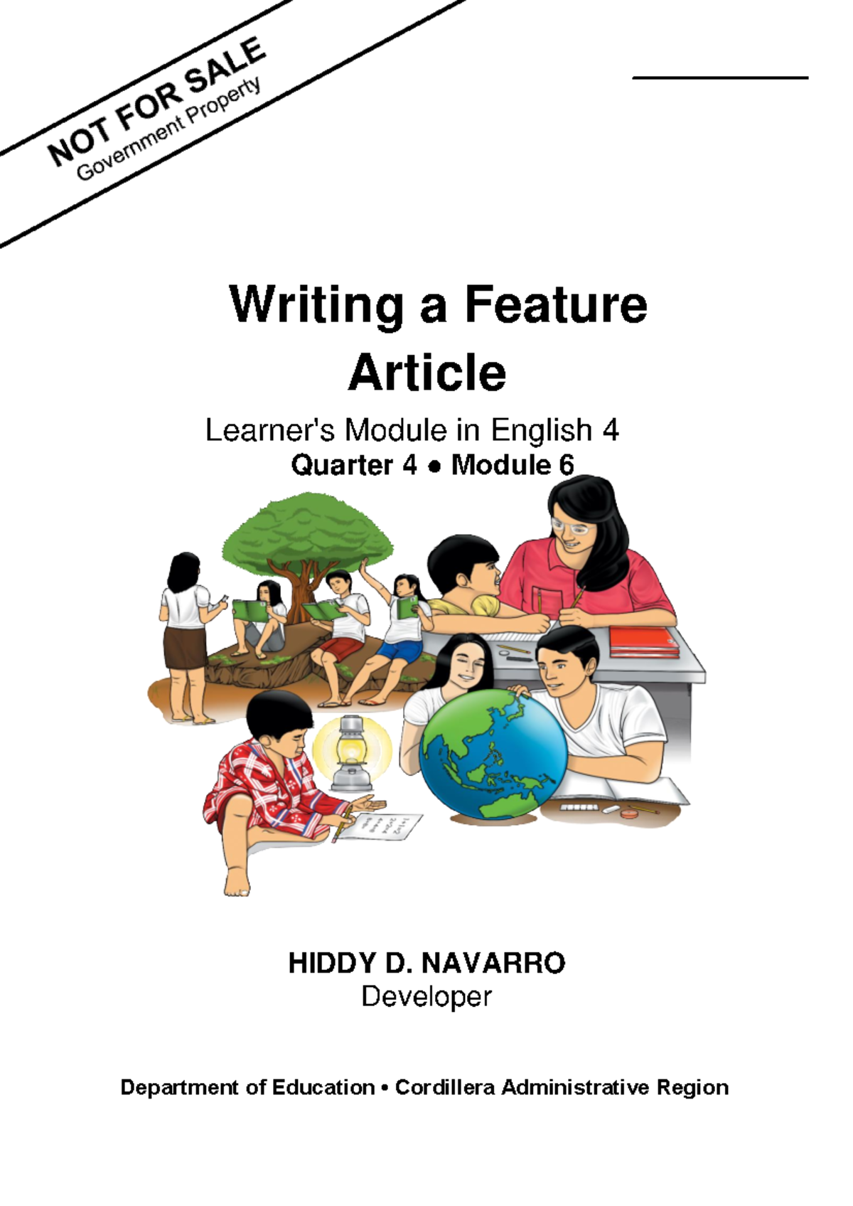 Engl4 Q4 Mod6 Writing a feature article Navarro Bgo 4 Writing A 