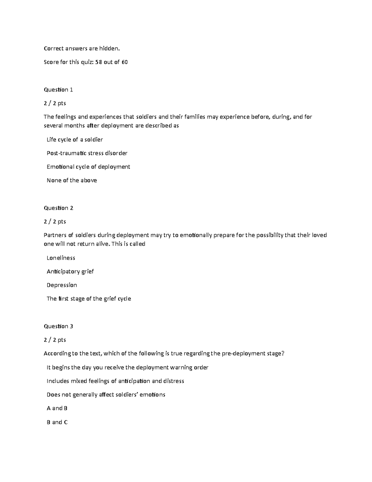 Quiz and Reintegration Family MILT 625B01 LU Studocu