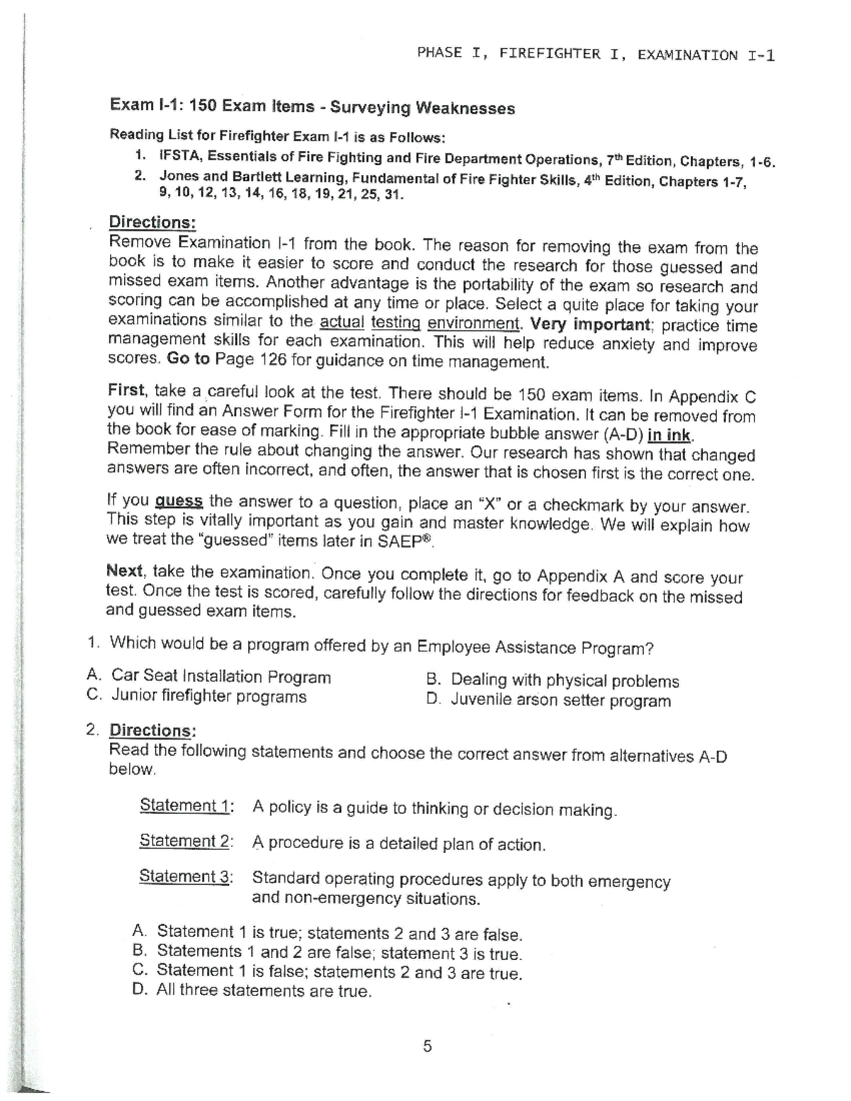 FF1 Examprep I1 Questions1 503720003 Studocu