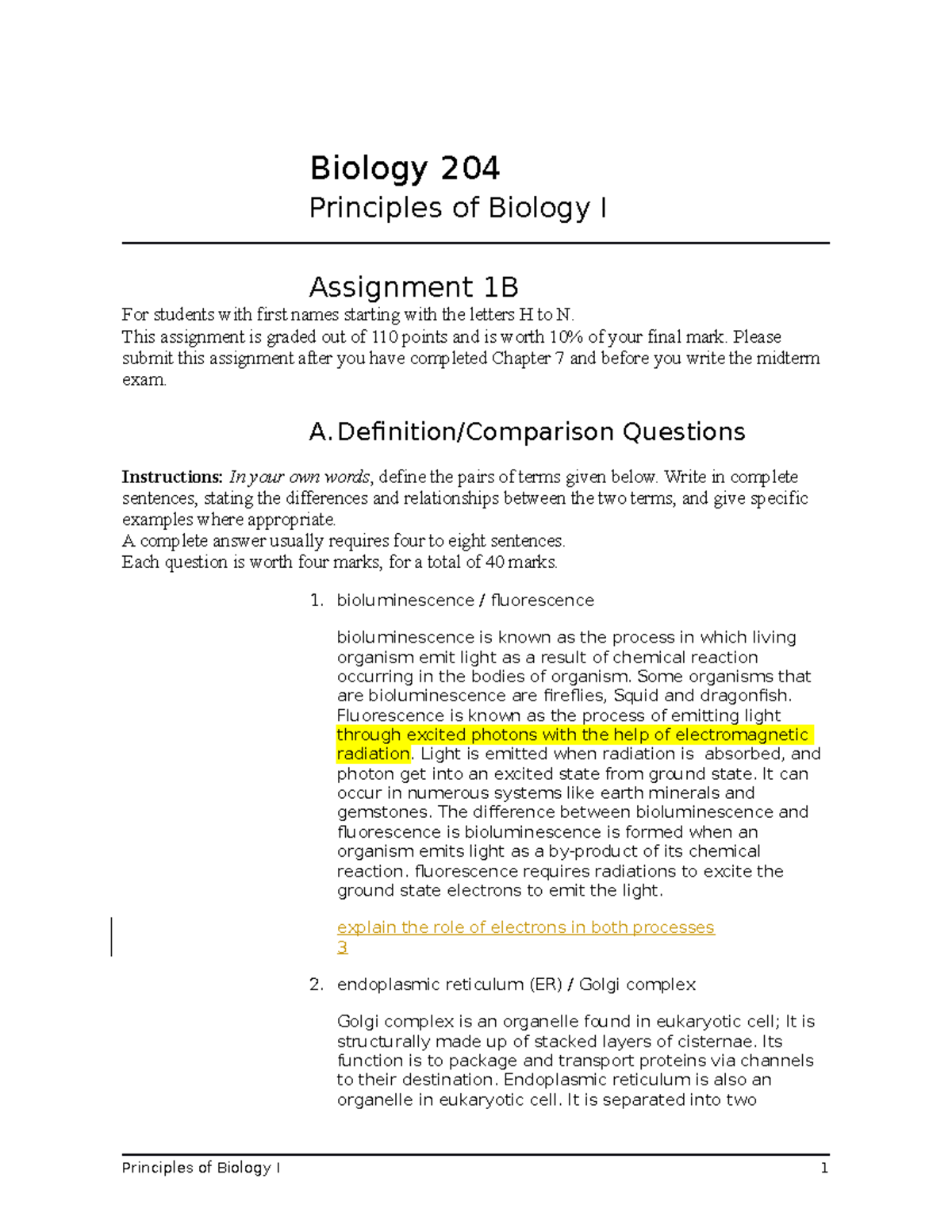 bio 235 assignment 3