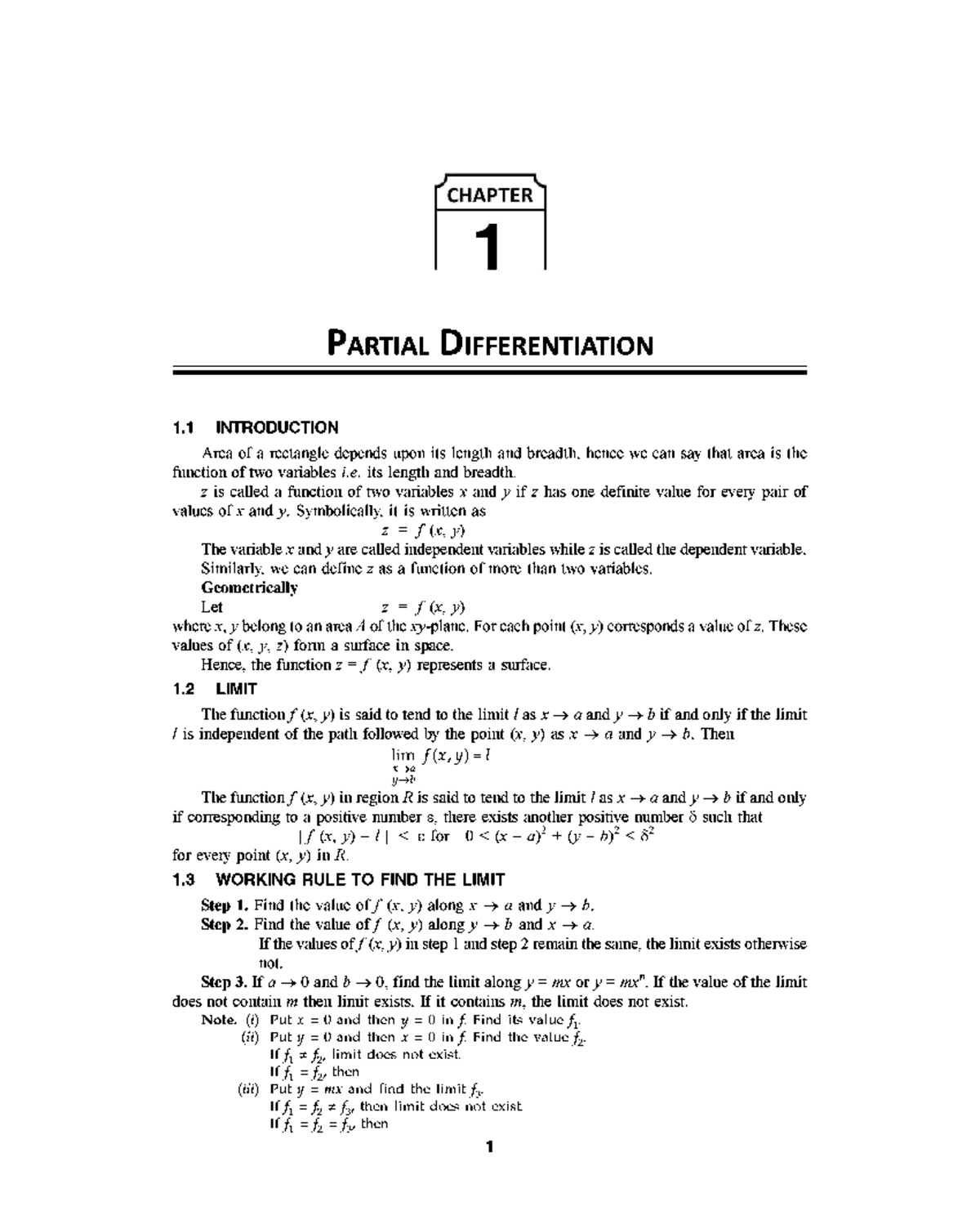 Higher Engg Maths- 1 - Partial Differentiation - Applied Mathematics- 2 ...