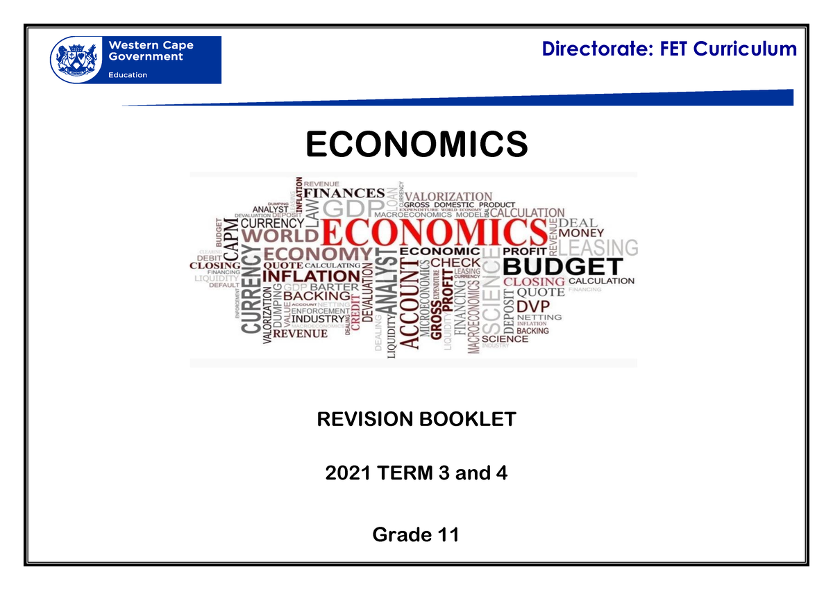 economics grade 11 essays pdf 2021