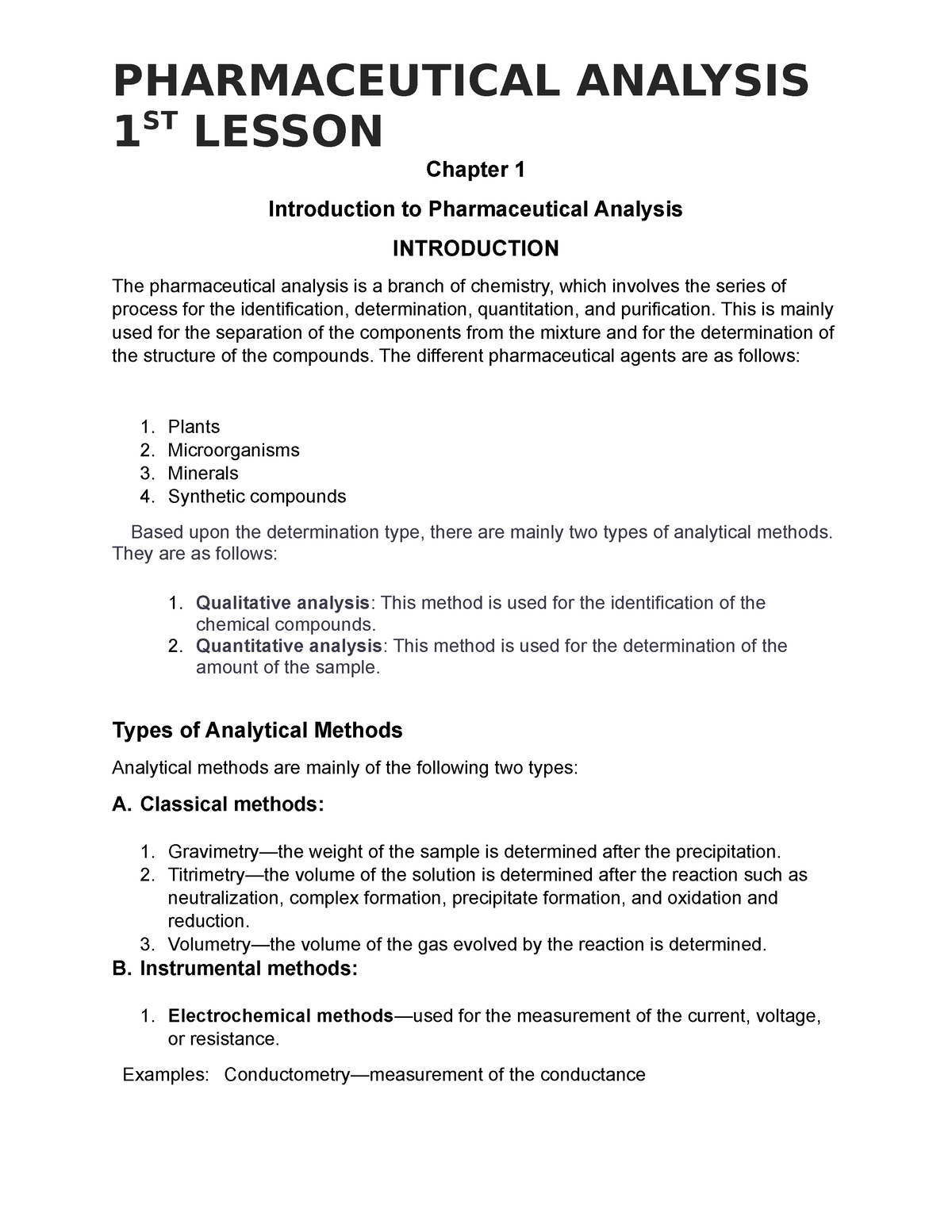 pharmaceutical-analysis-1-1-st-lesson-chapter-1-introduction-to